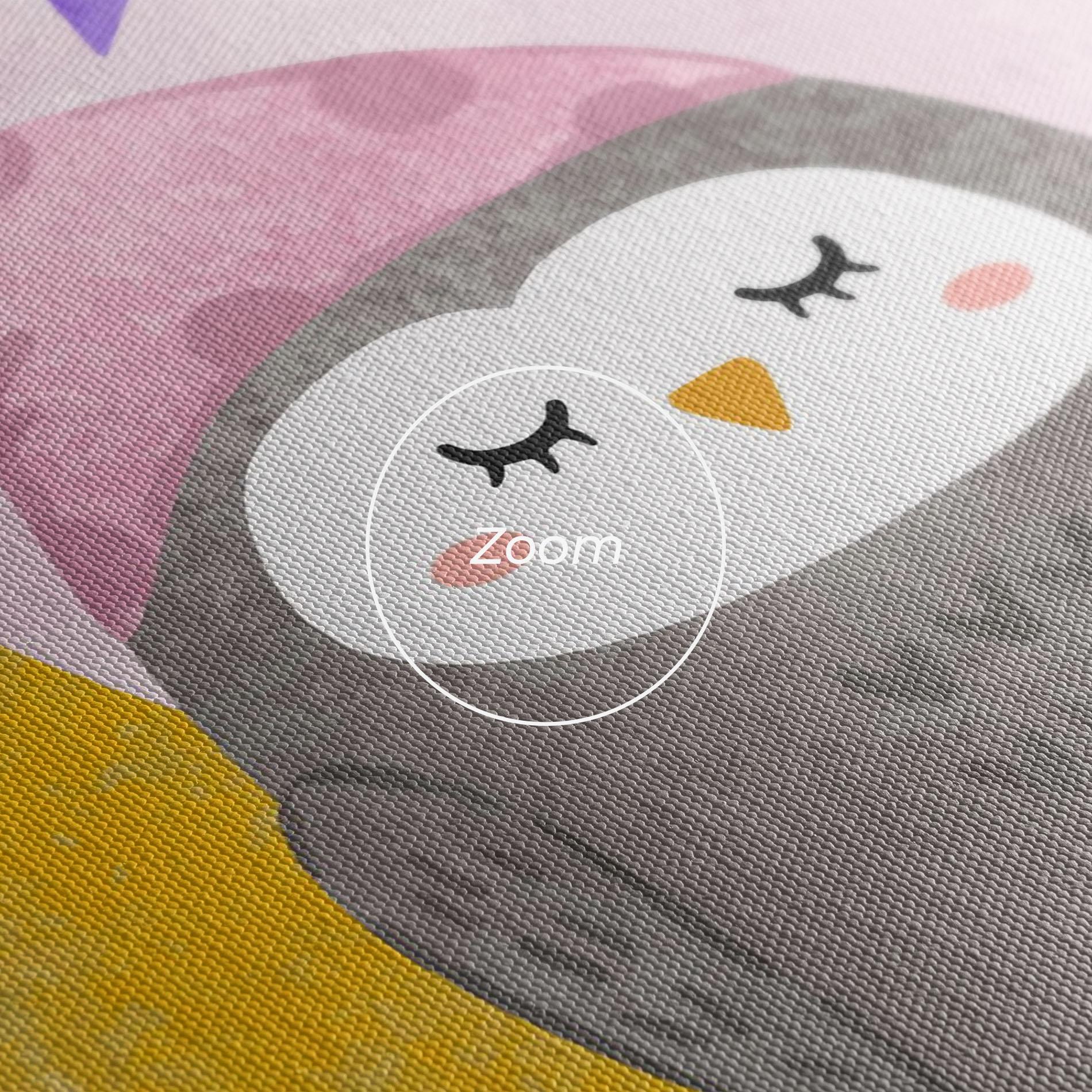 Leinwandbild Baby Owl mockup 3