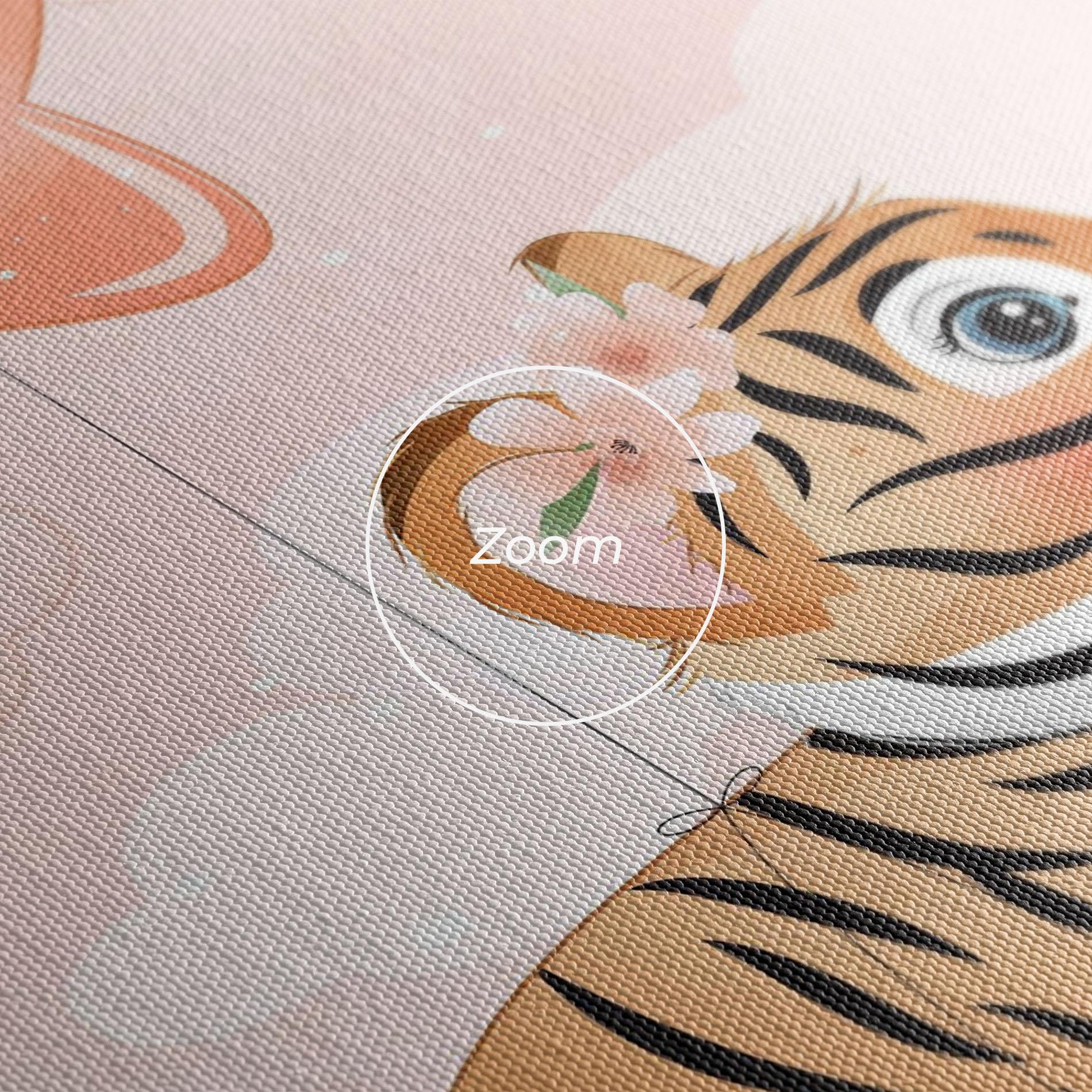 Leinwandbild Baby Tiger Art mockup 3
