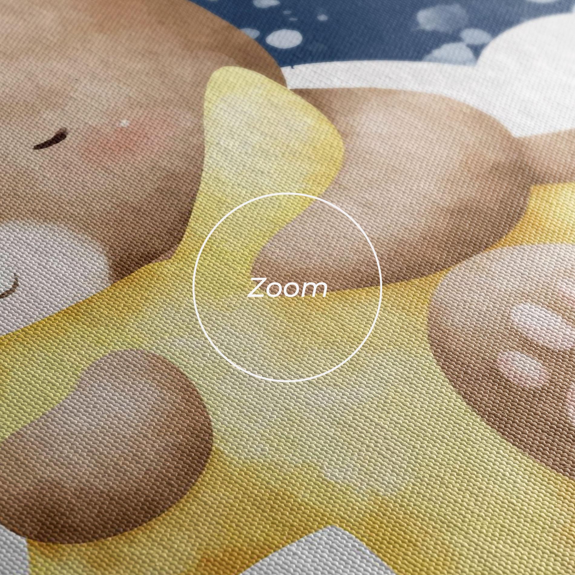 Leinwandbild Bear Cloud Star mockup 3