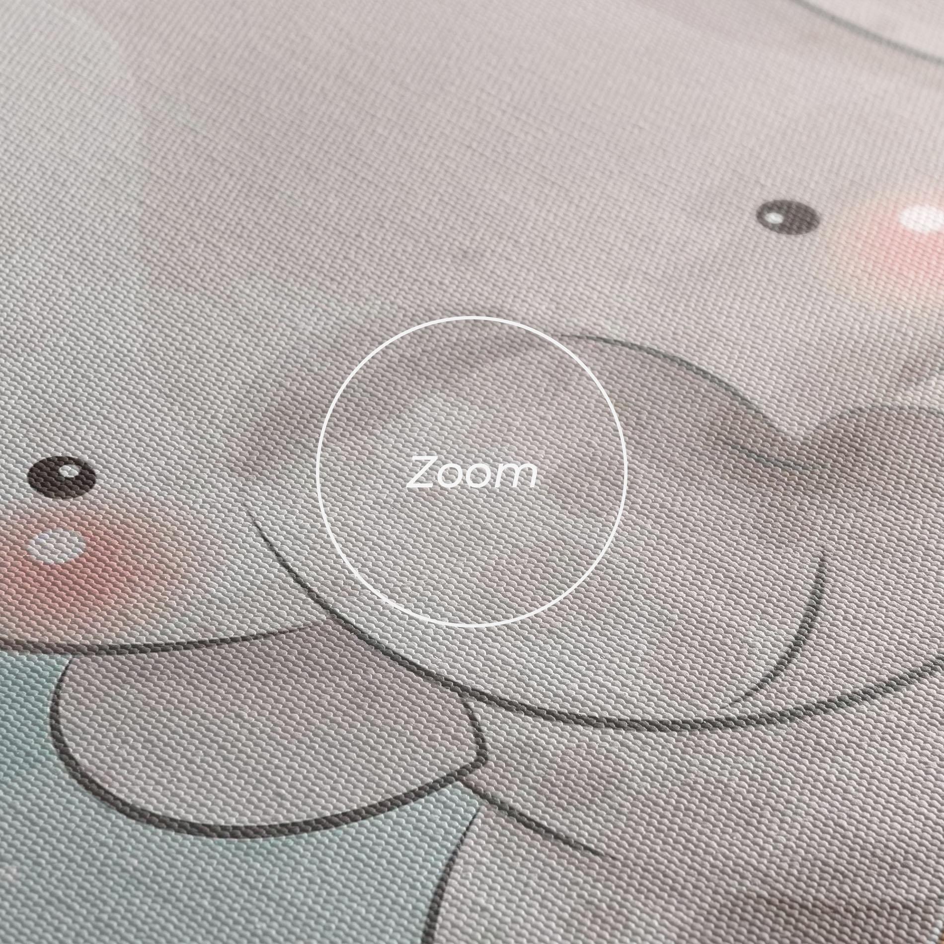 Leinwandbild Bird Baby Elephant mockup 3