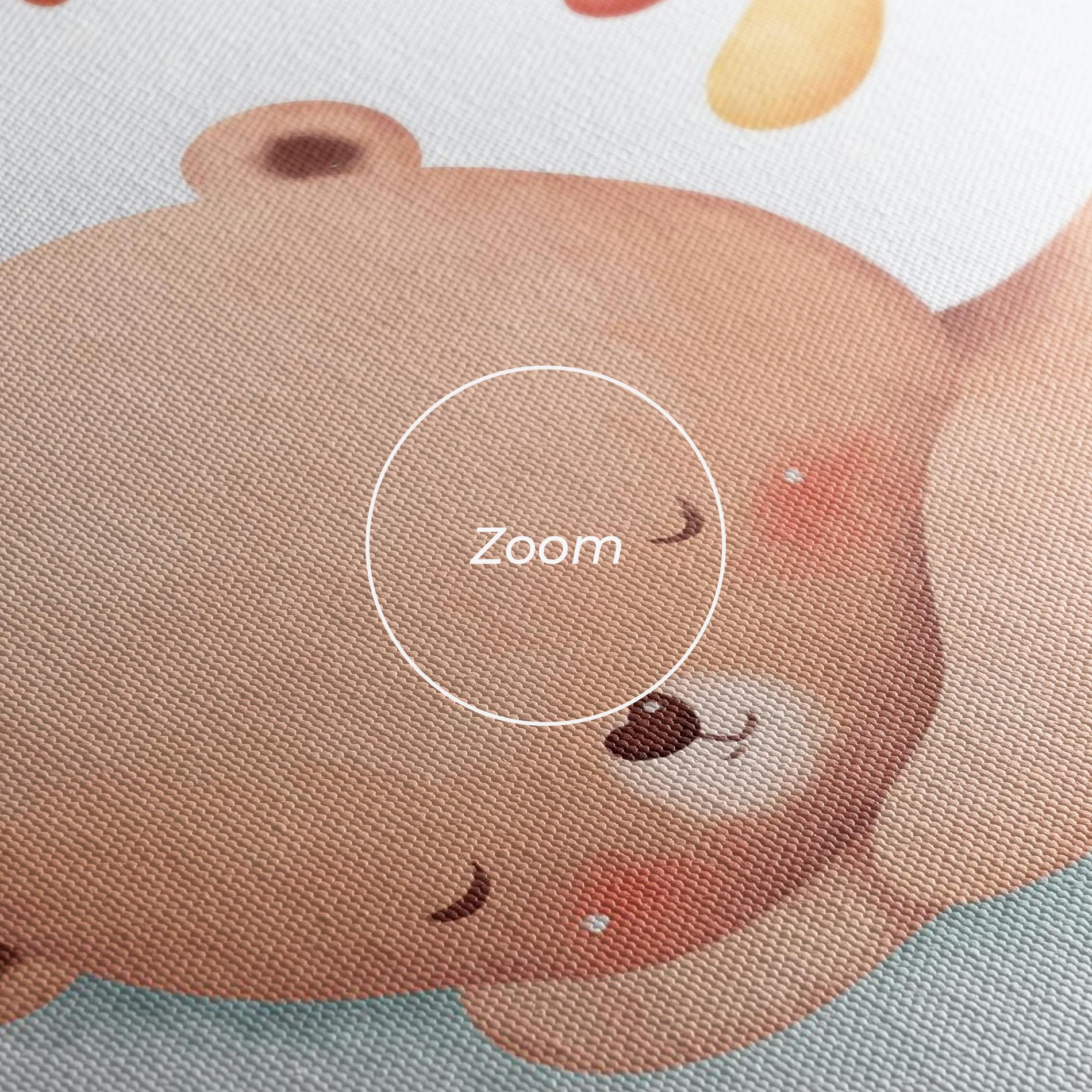 Leinwandbild Blue Moon Bear mockup 3