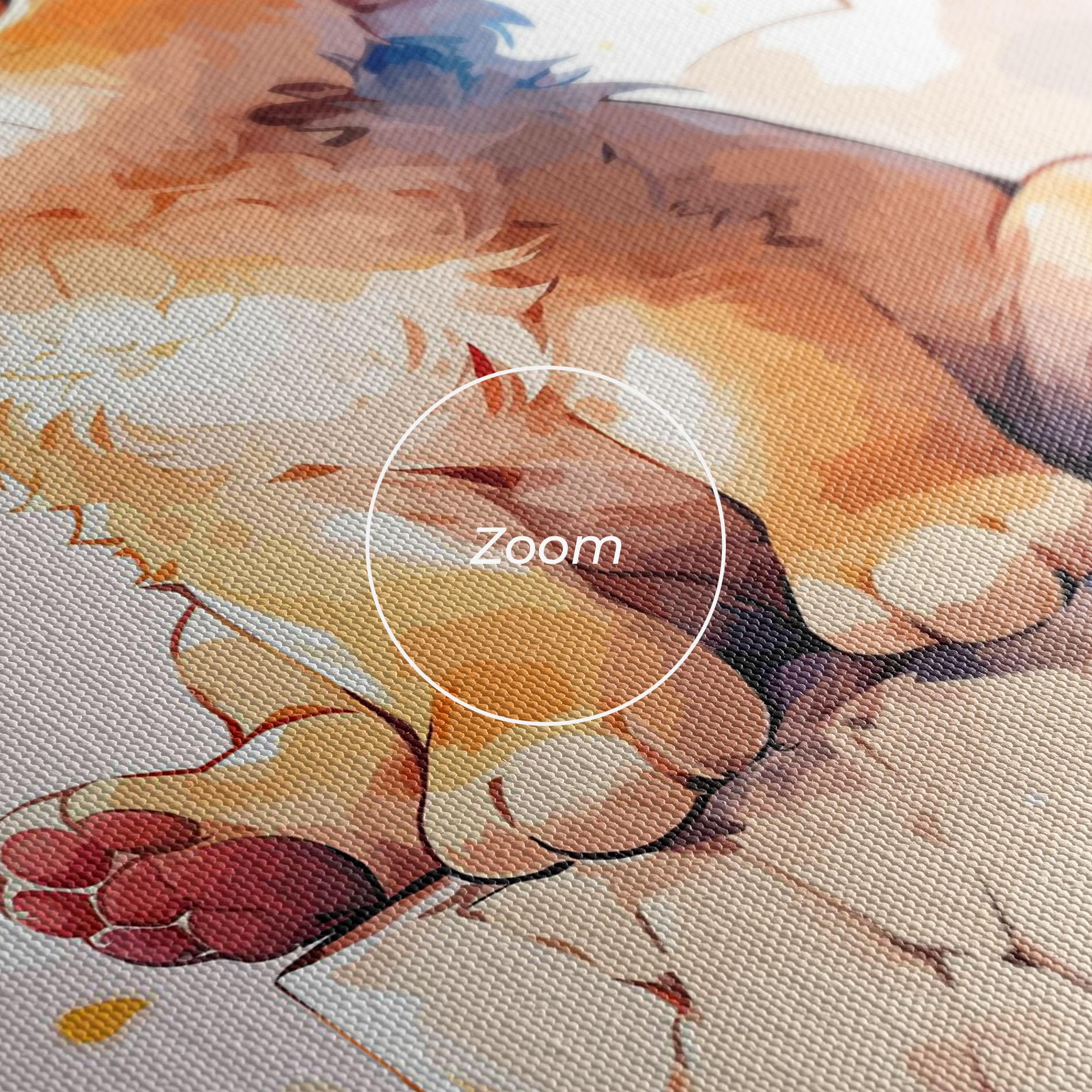 Leinwandbild Cute Cloud Lion mockup 3