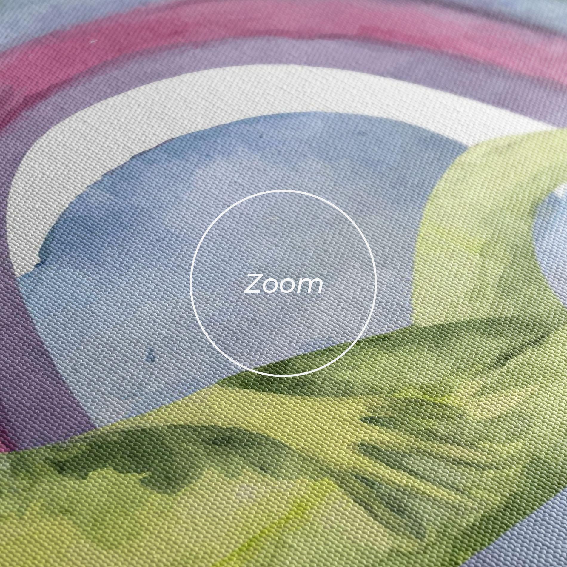 Leinwandbild Rainbow Frog mockup 3