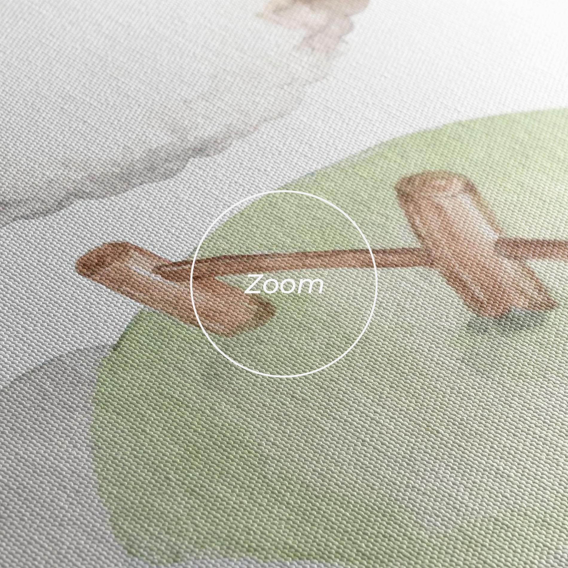 Leinwandbild Sheep Jump mockup 3