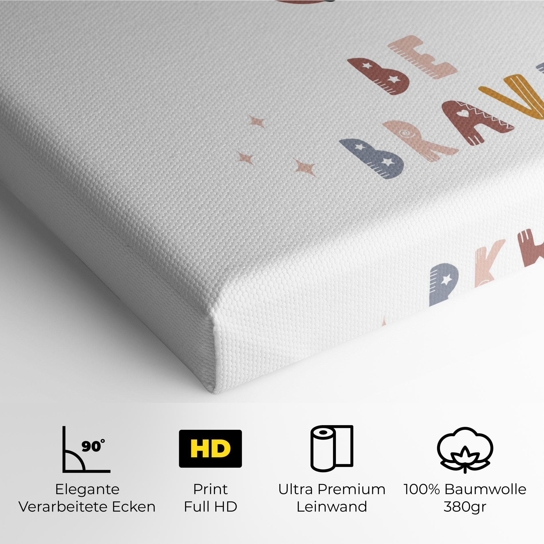 Leinwandbild Brave Deer mockup 4