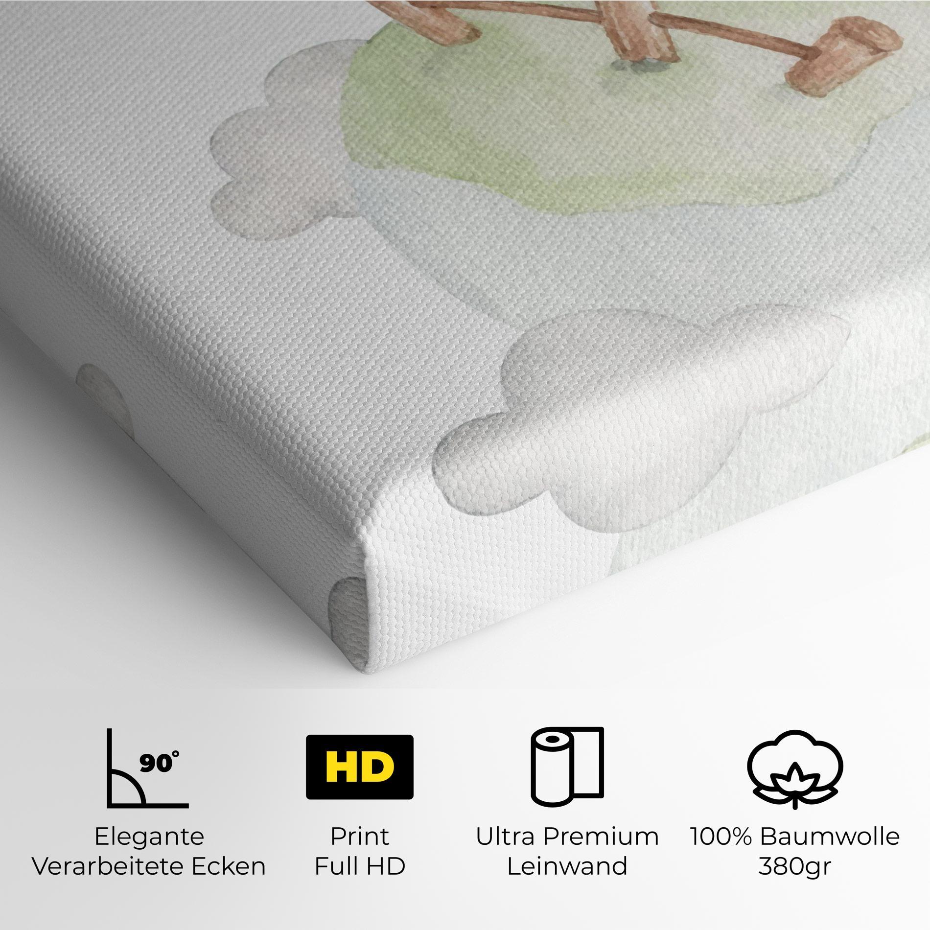 Leinwandbild Sheep Jump mockup 4