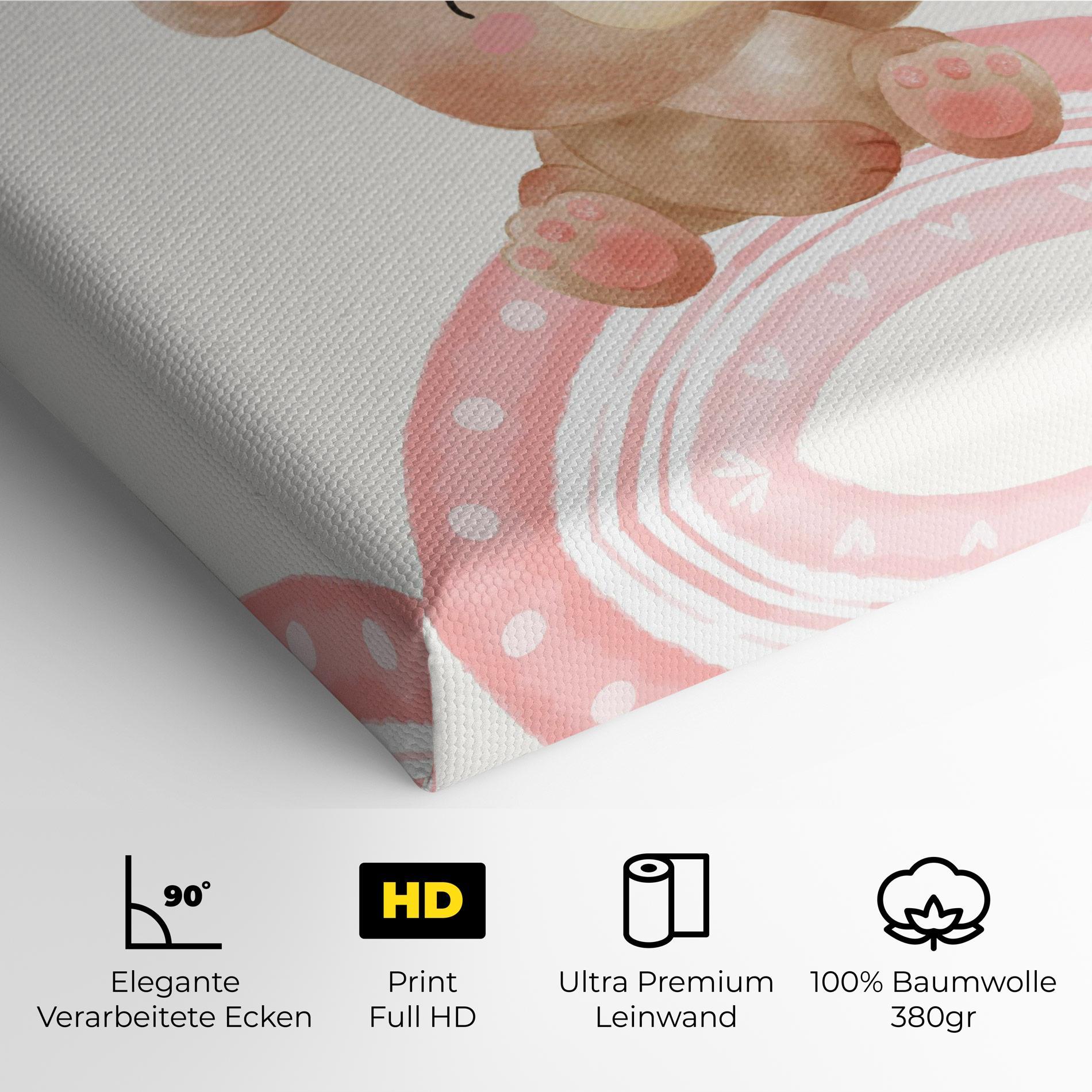 Leinwandbild Sweet Baby Bear mockup 4