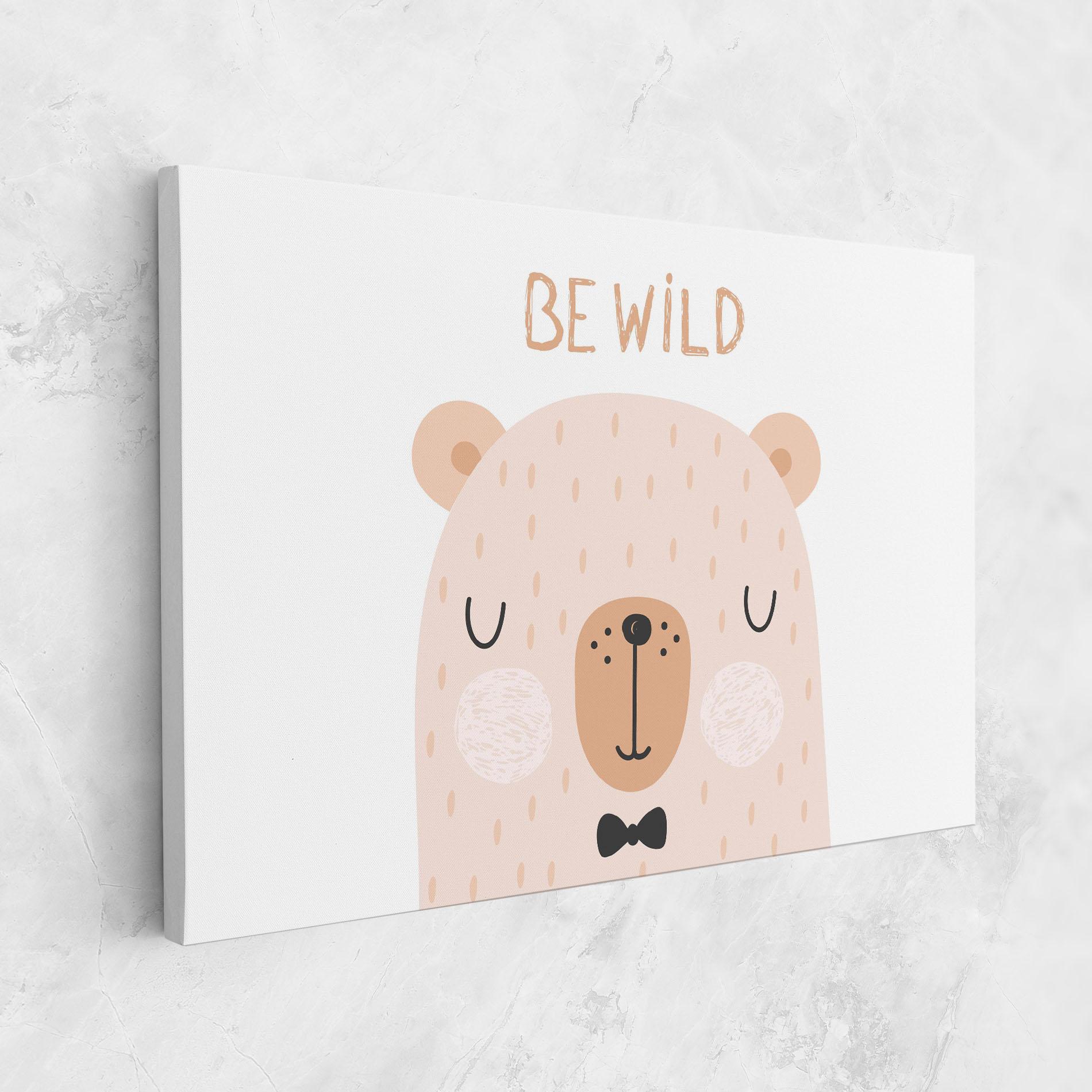 Leinwandbild Bear Be Wild mockup 1