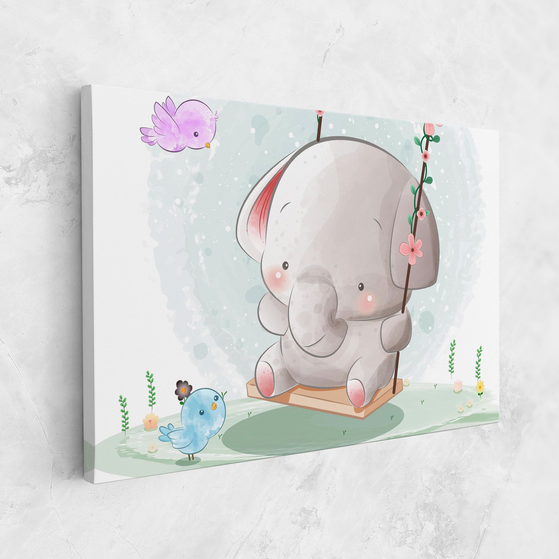 Bird Baby Elephant mockup 1