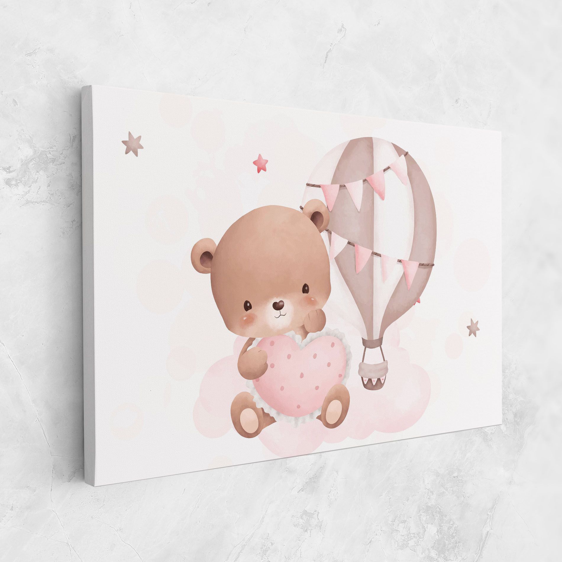 Pink Heart Bear mockup 1