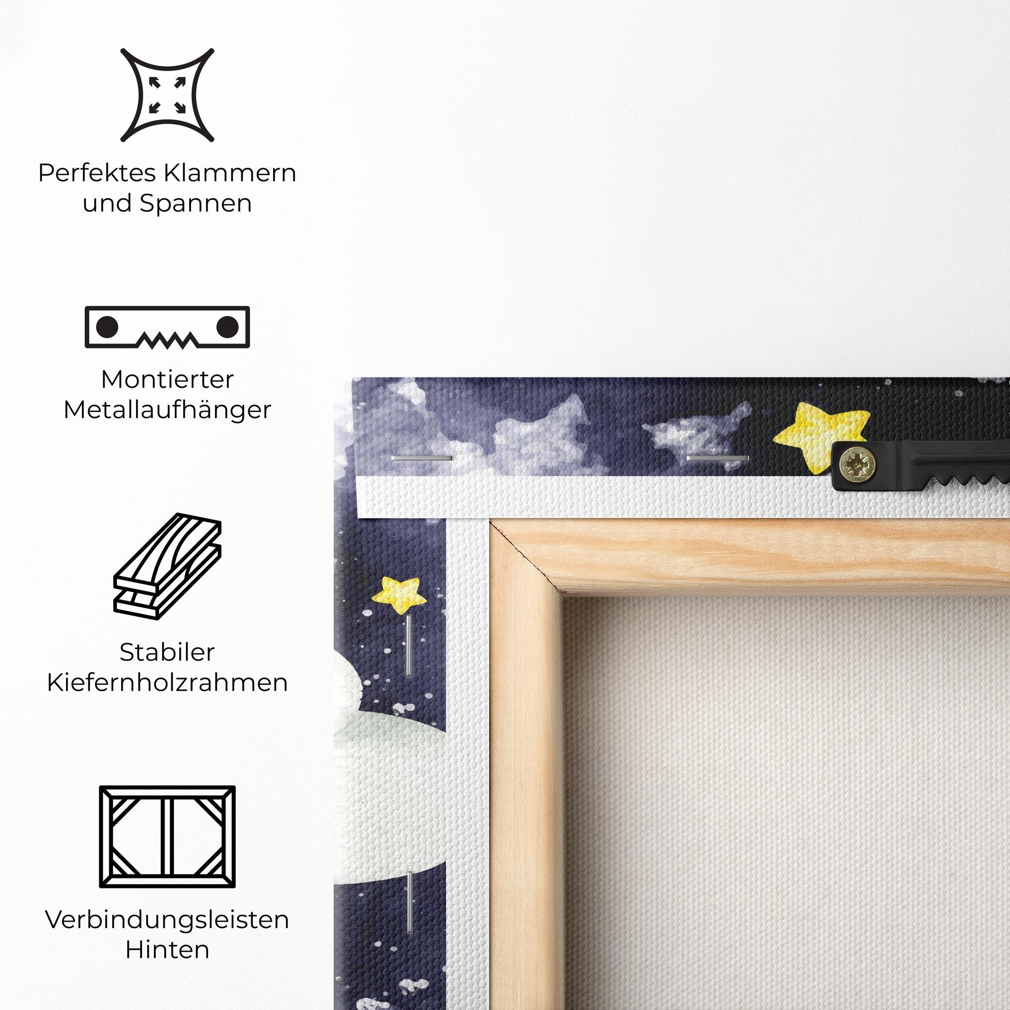 Leinwandbild Baby Koala Sleeping mockup 5