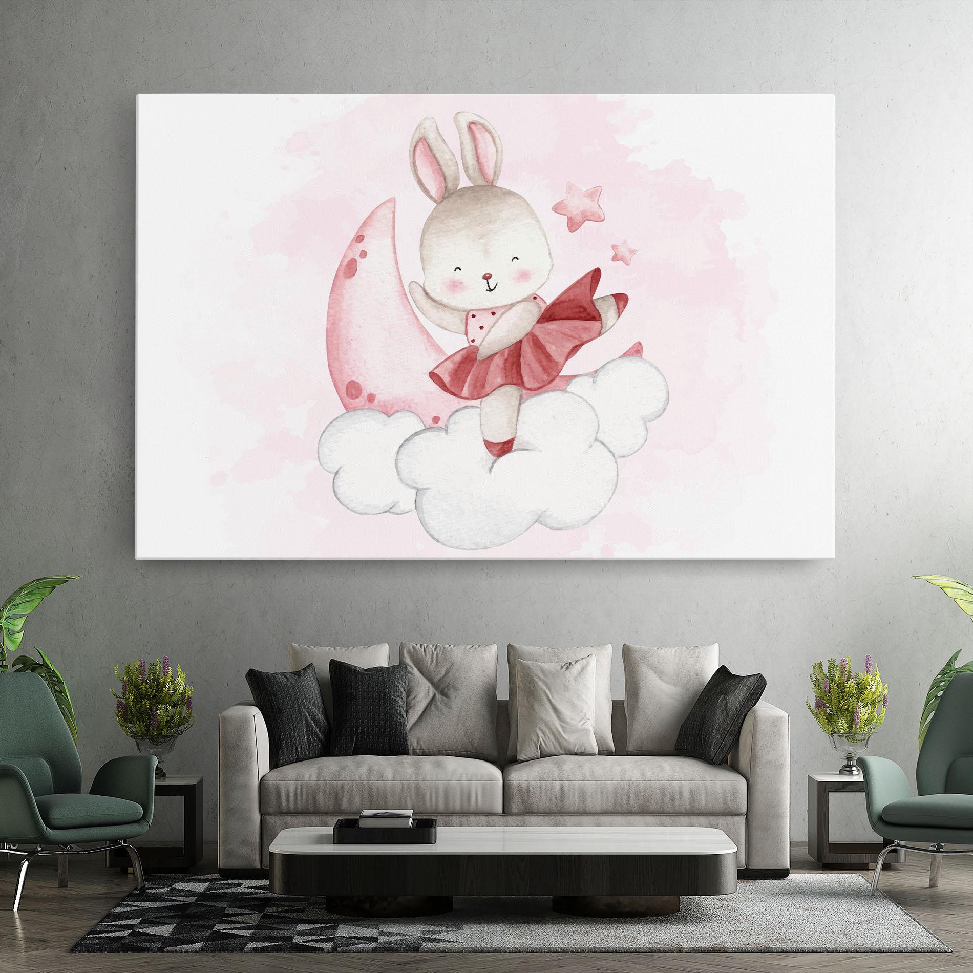 Leinwandbild Ballerina Rabbit mockup 7