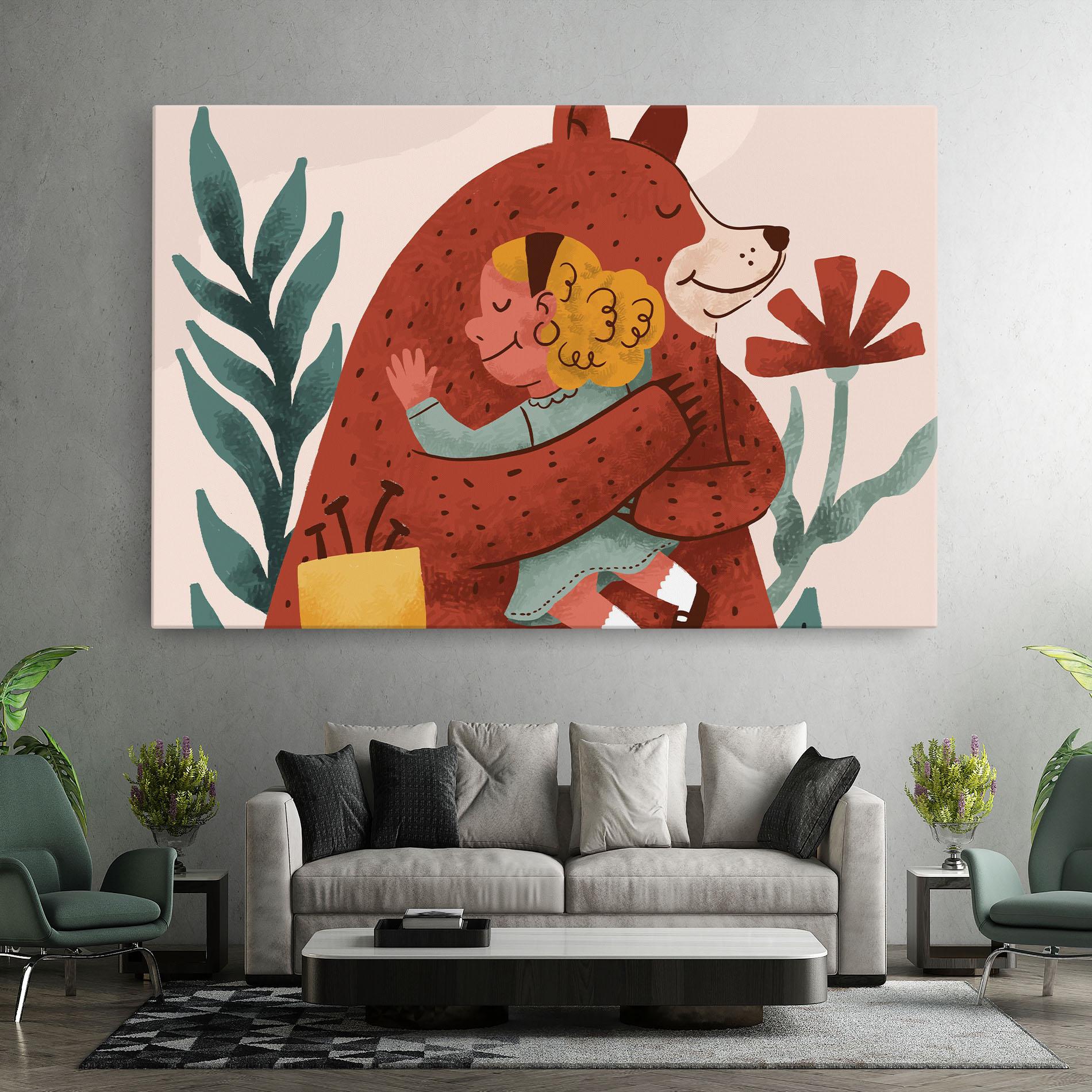 Leinwandbild Bear Hug mockup 7