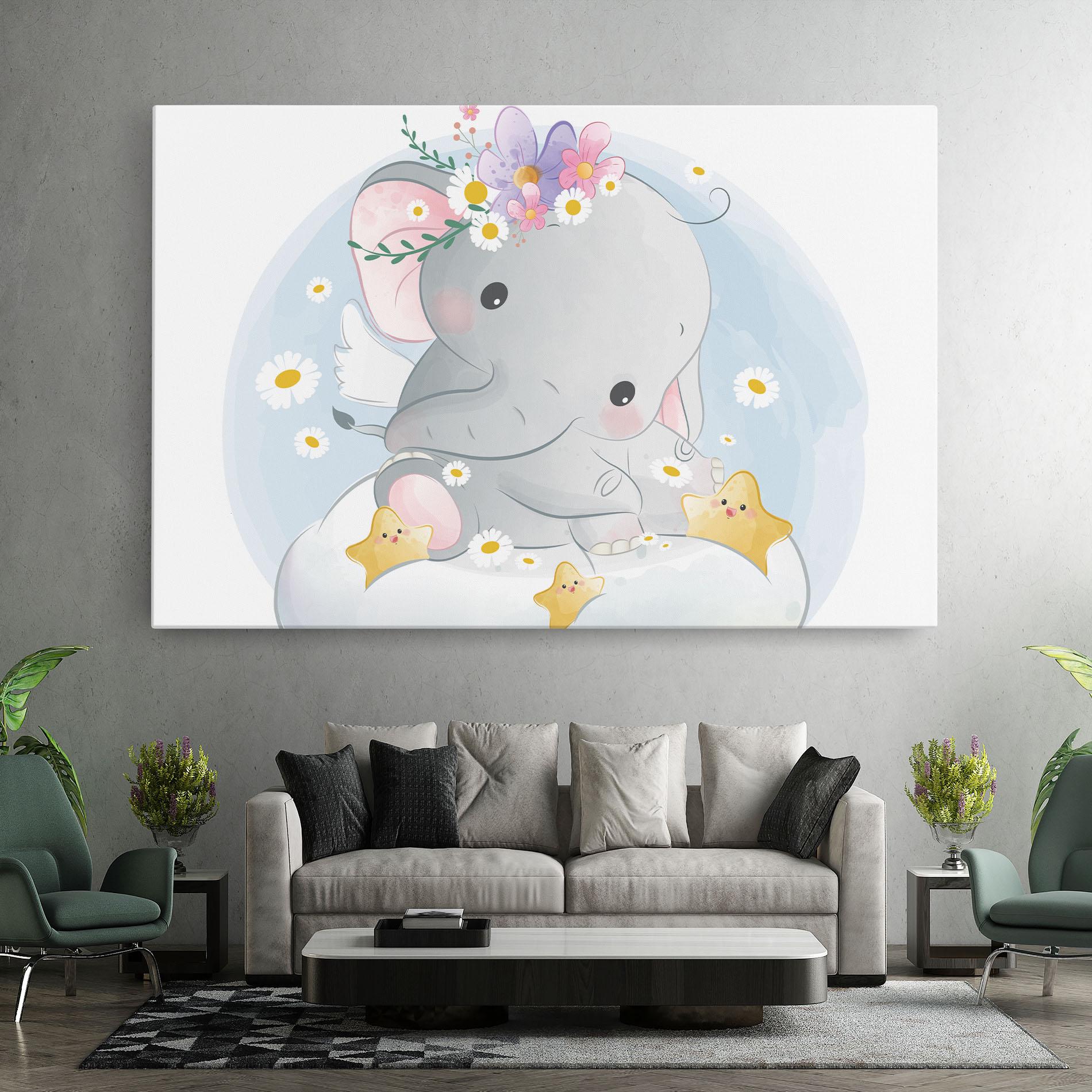 Leinwandbild Elephant Stars mockup 7