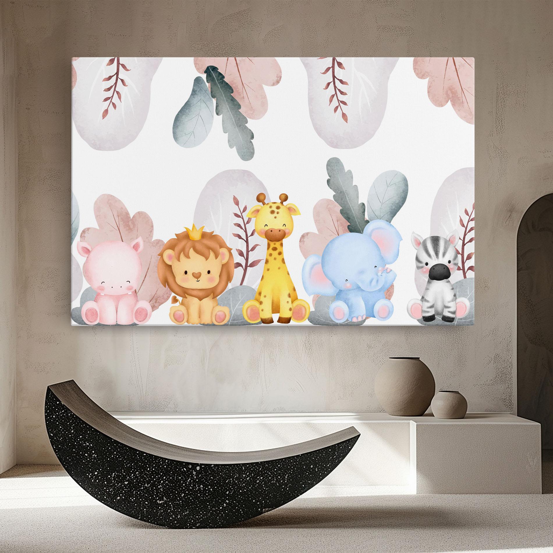 Leinwandbild Baby Animals mockup 8