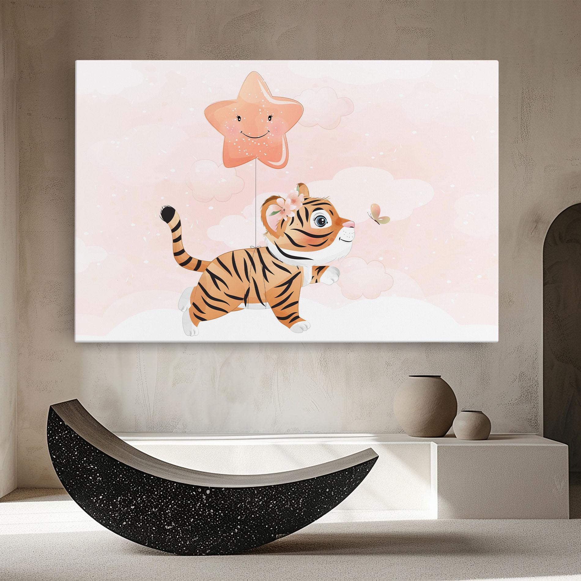Leinwandbild Baby Tiger Art mockup 8