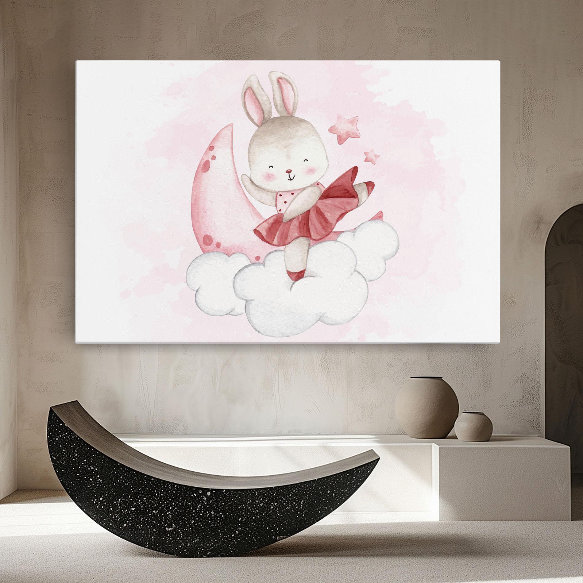 Leinwandbild Ballerina Rabbit mockup 8
