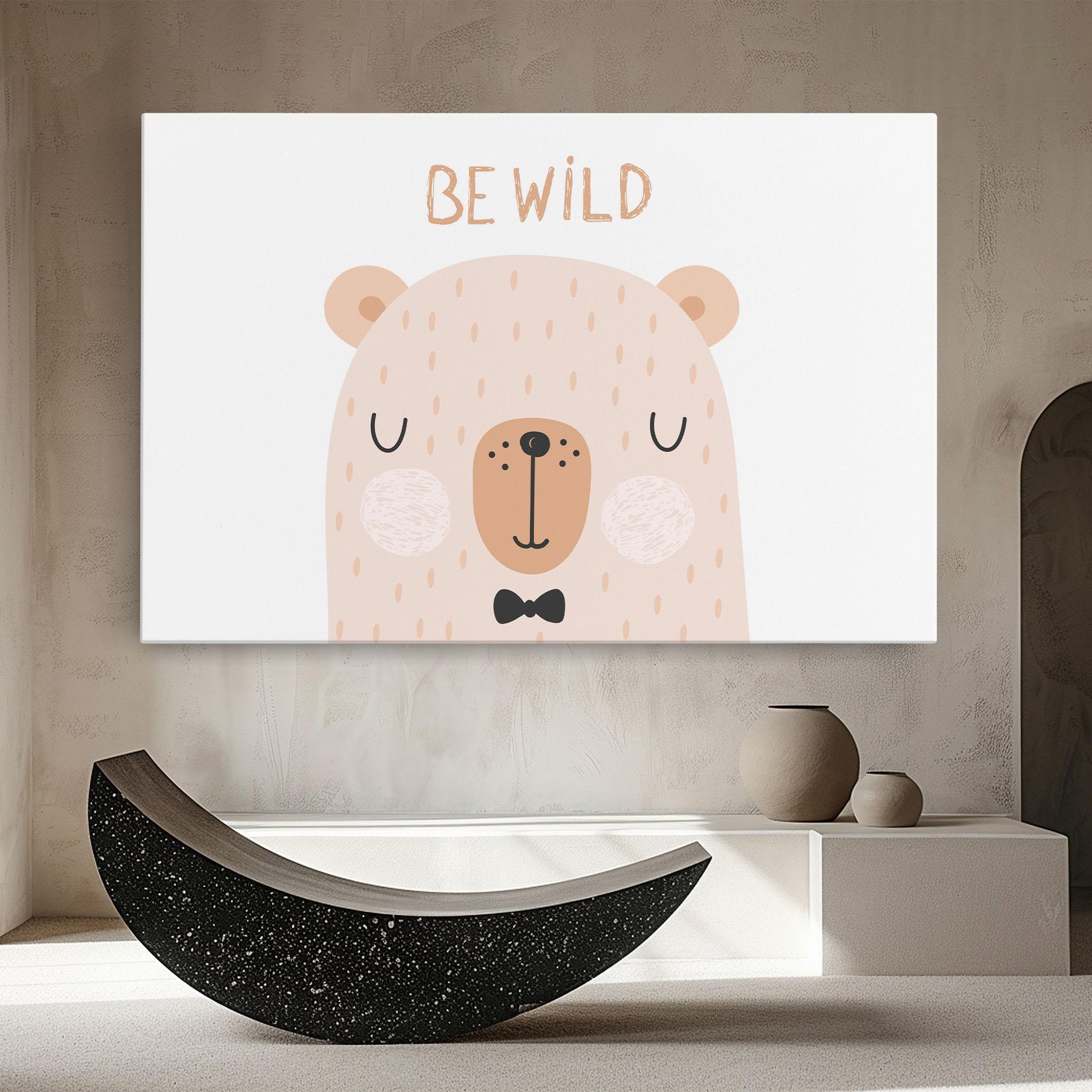 Leinwandbild Bear Be Wild mockup 8