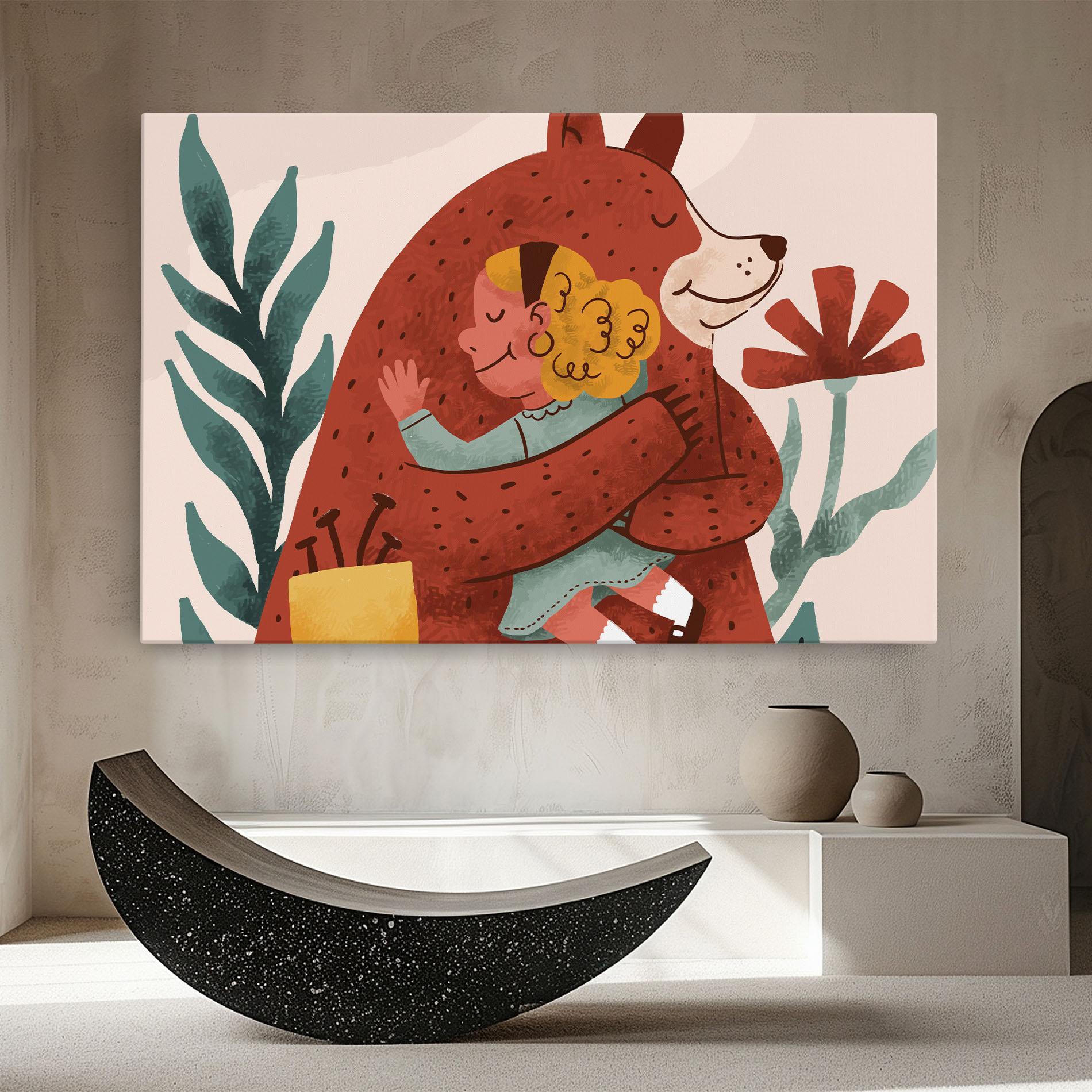 Leinwandbild Bear Hug mockup 8