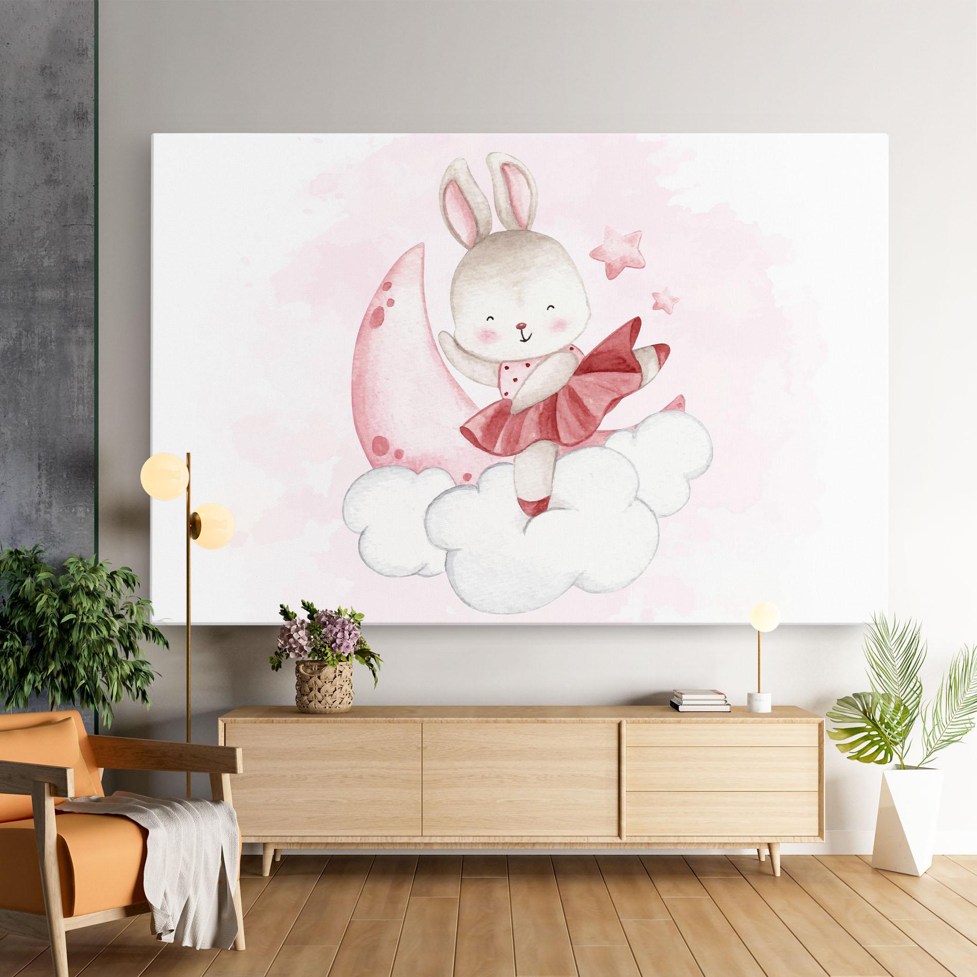 Leinwandbild Ballerina Rabbit mockup 9