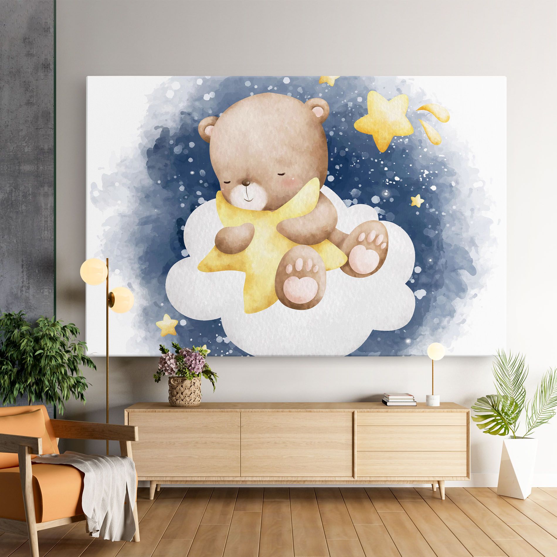 Bear Cloud Star mockup 9