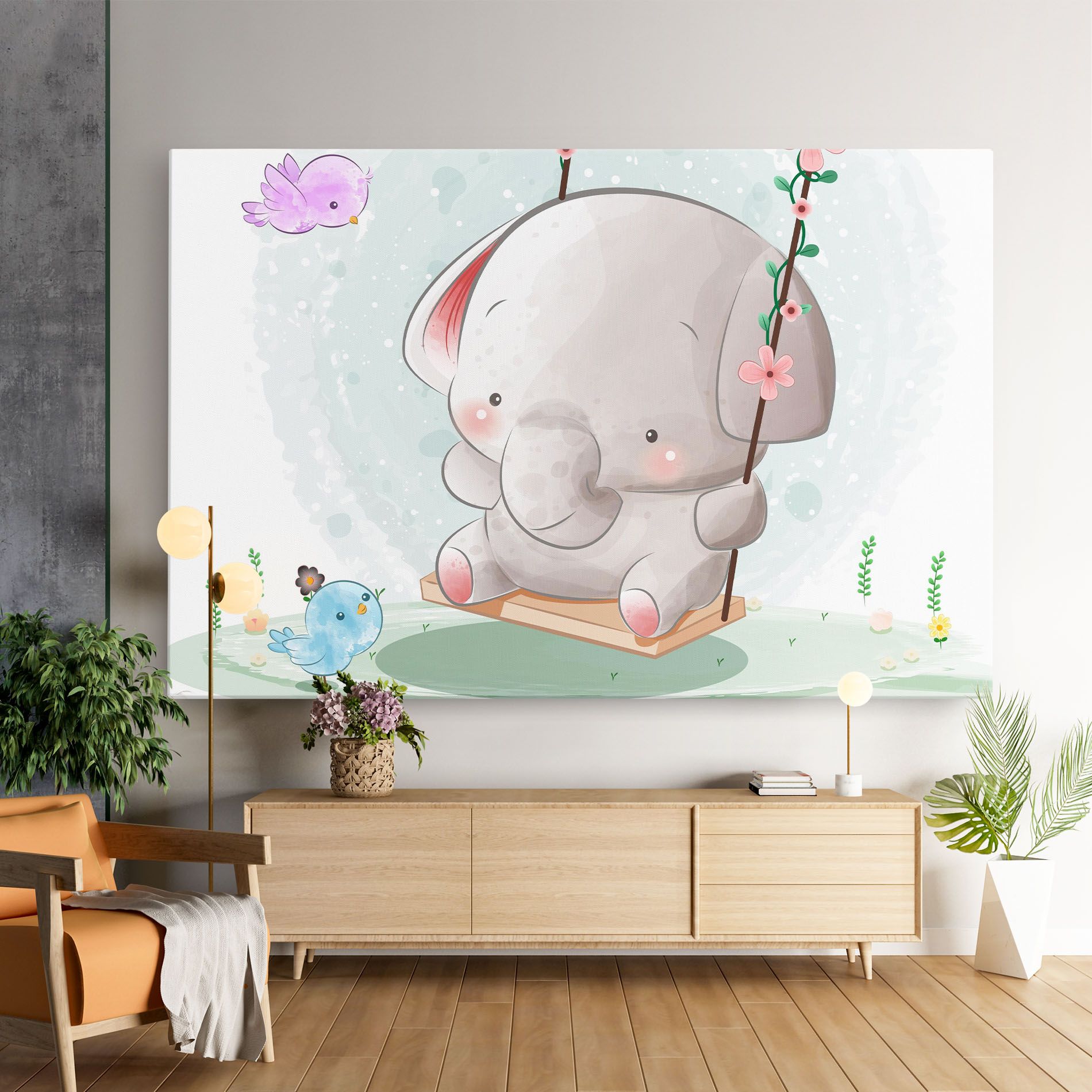Bird Baby Elephant mockup 9