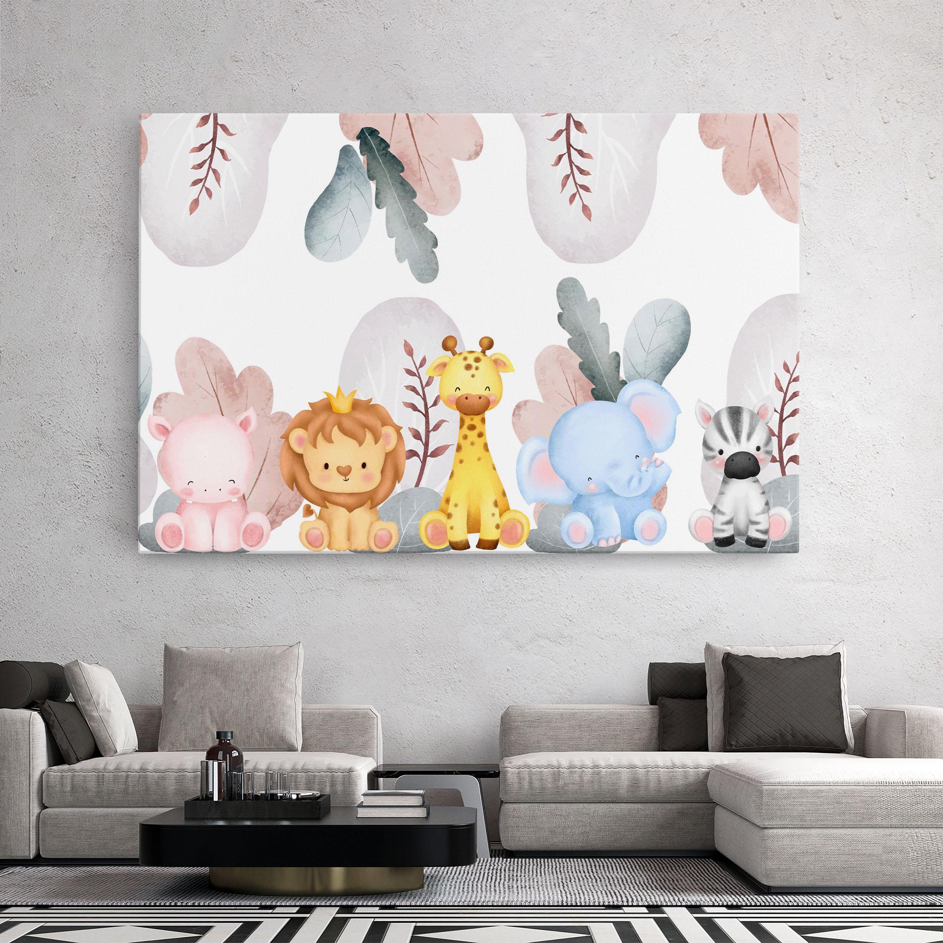 Leinwandbild Baby Animals mockup 2