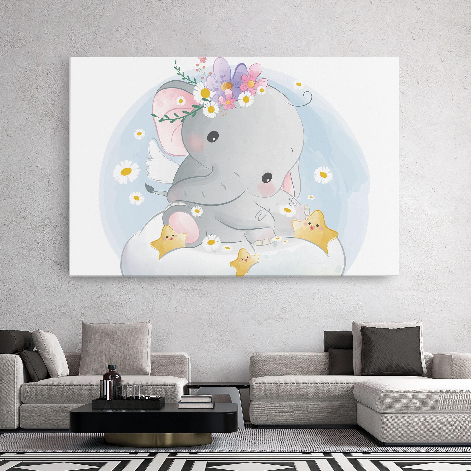 Leinwandbild Elephant Stars mockup 2