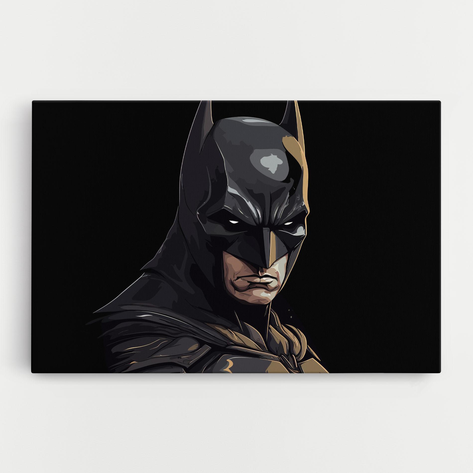 Leinwandbild Angry Batman mockup 0