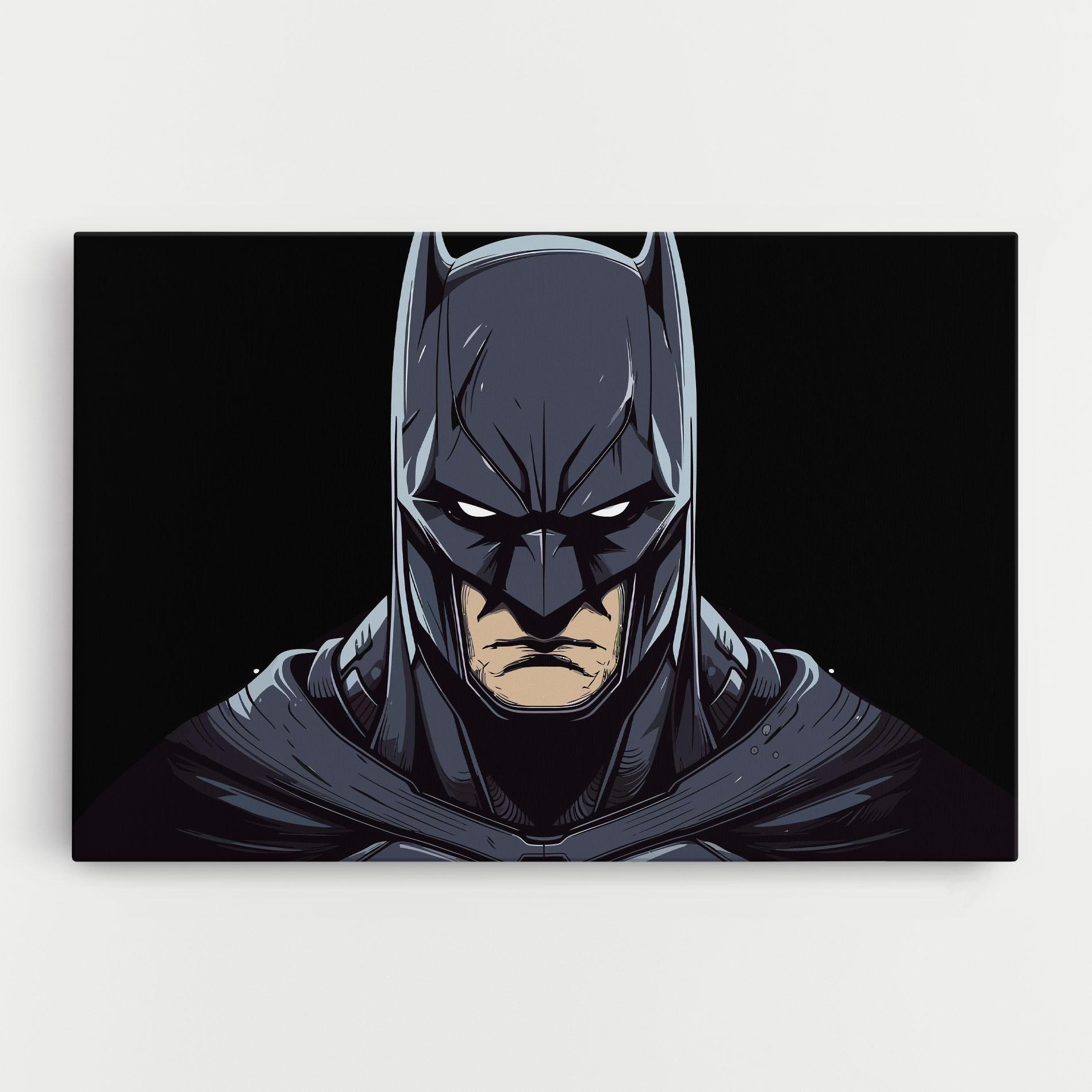 Leinwandbild Batman Face mockup 0