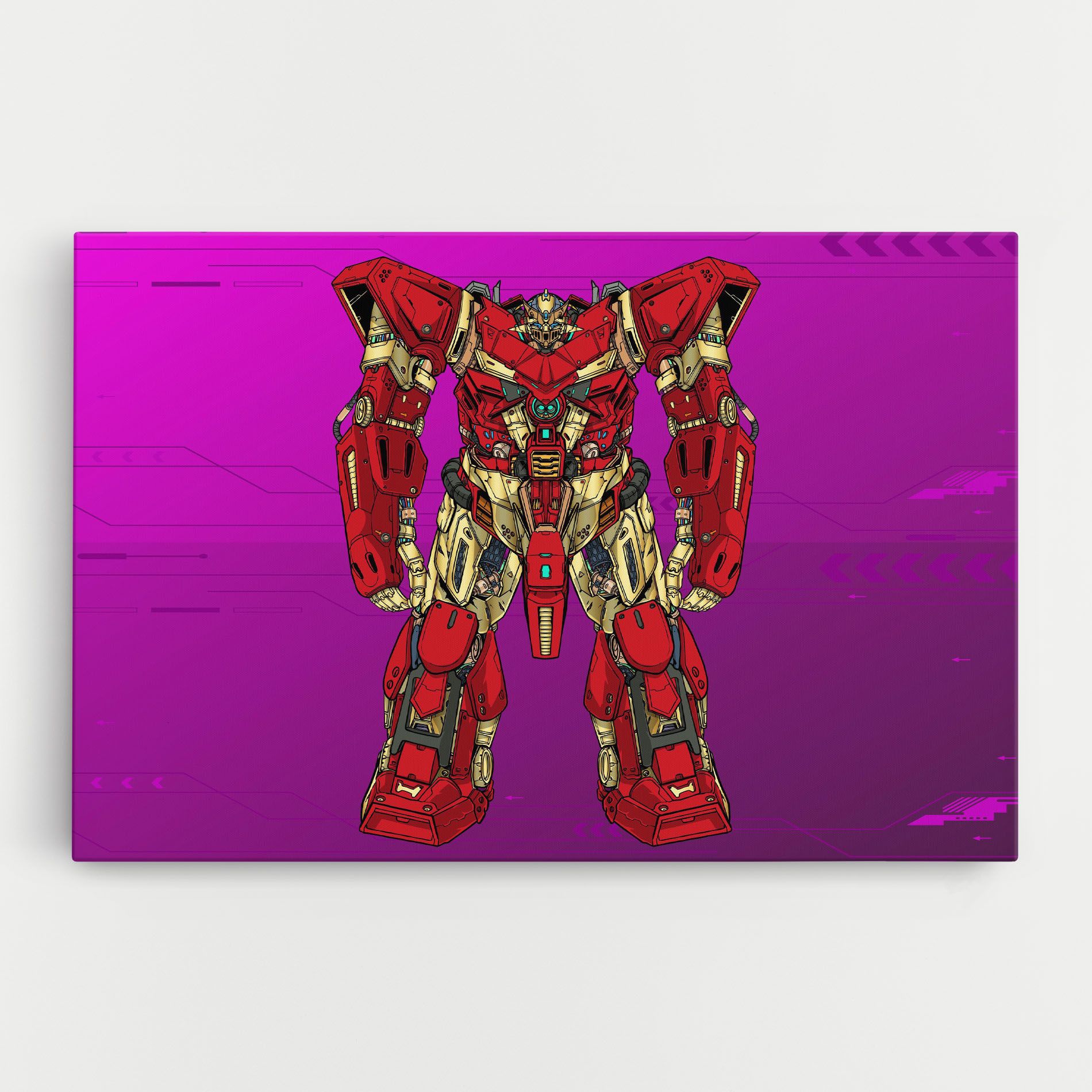 Red Cream Robot mockup 0