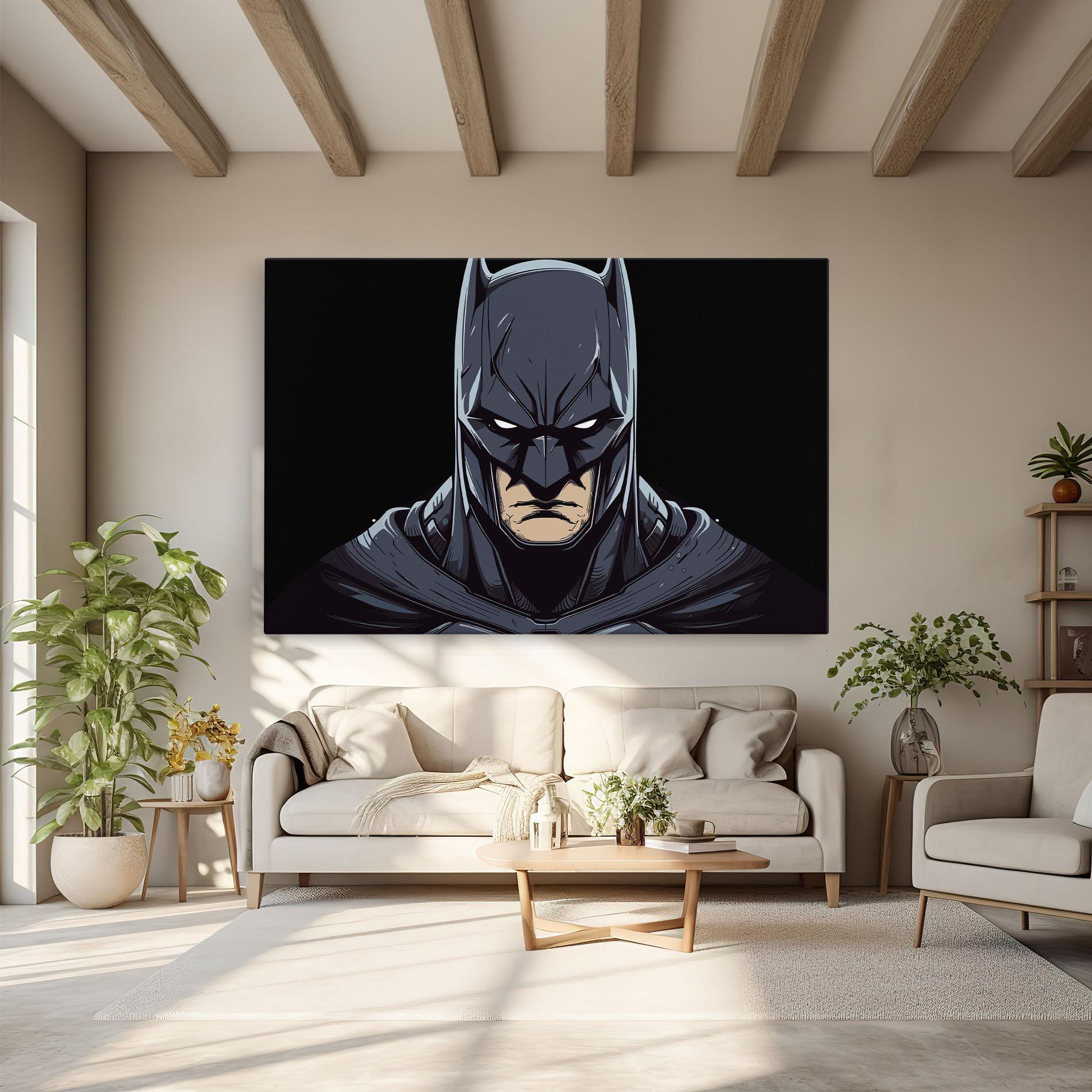 Leinwandbild Batman Face mockup 6