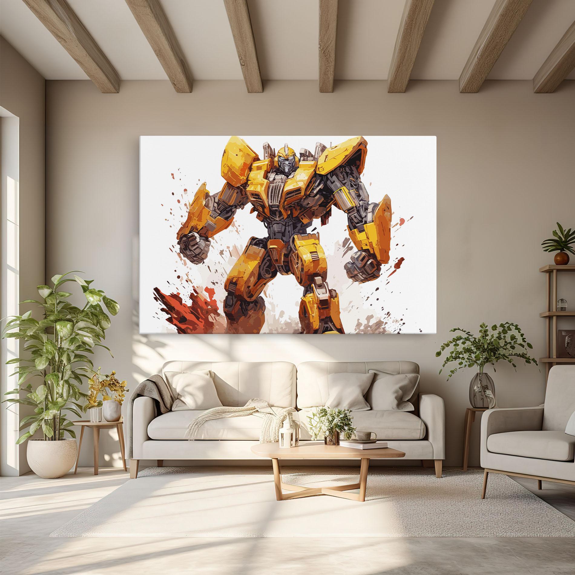 Leinwandbild Battle Machine mockup 6