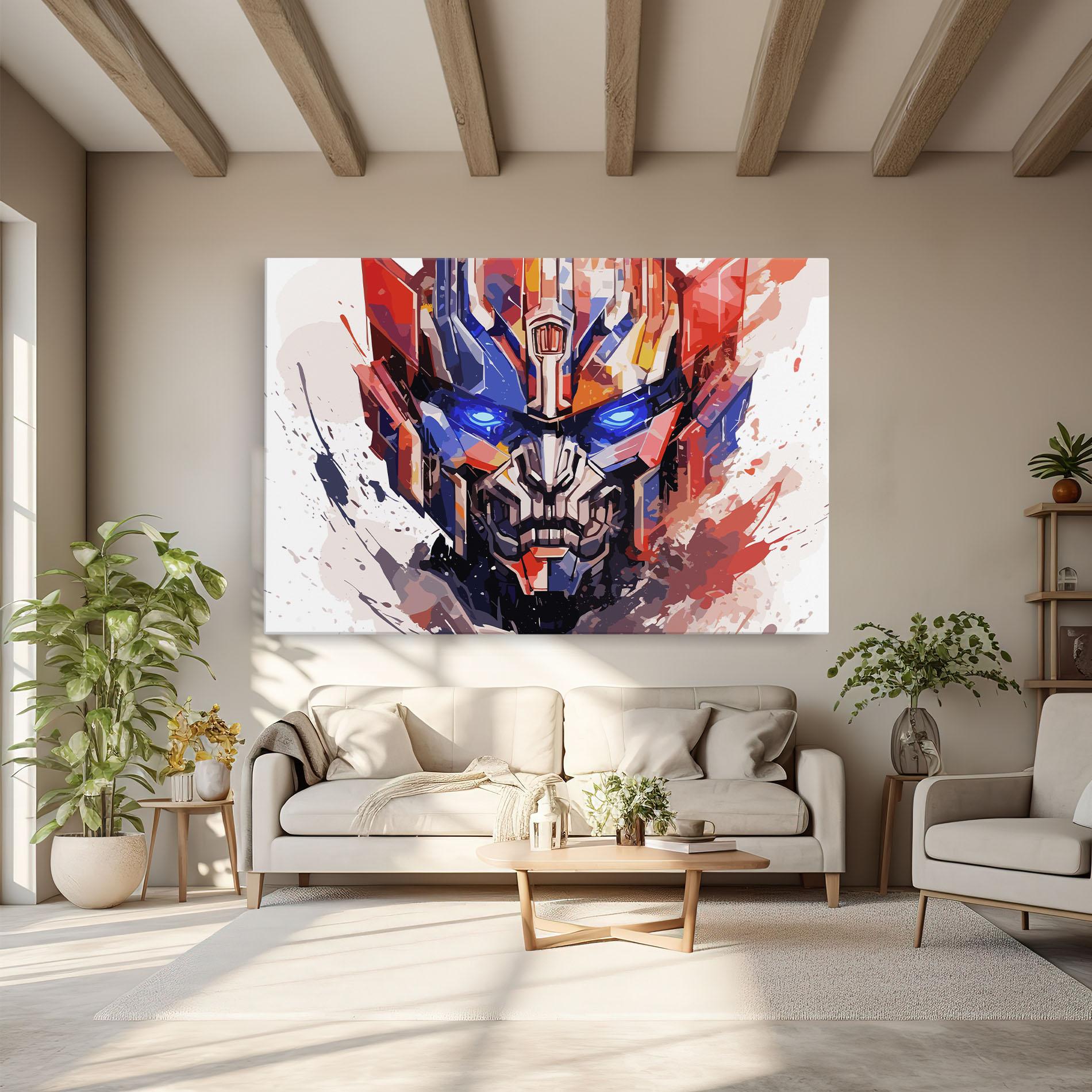 Leinwandbild Optimus Prime Art mockup 6