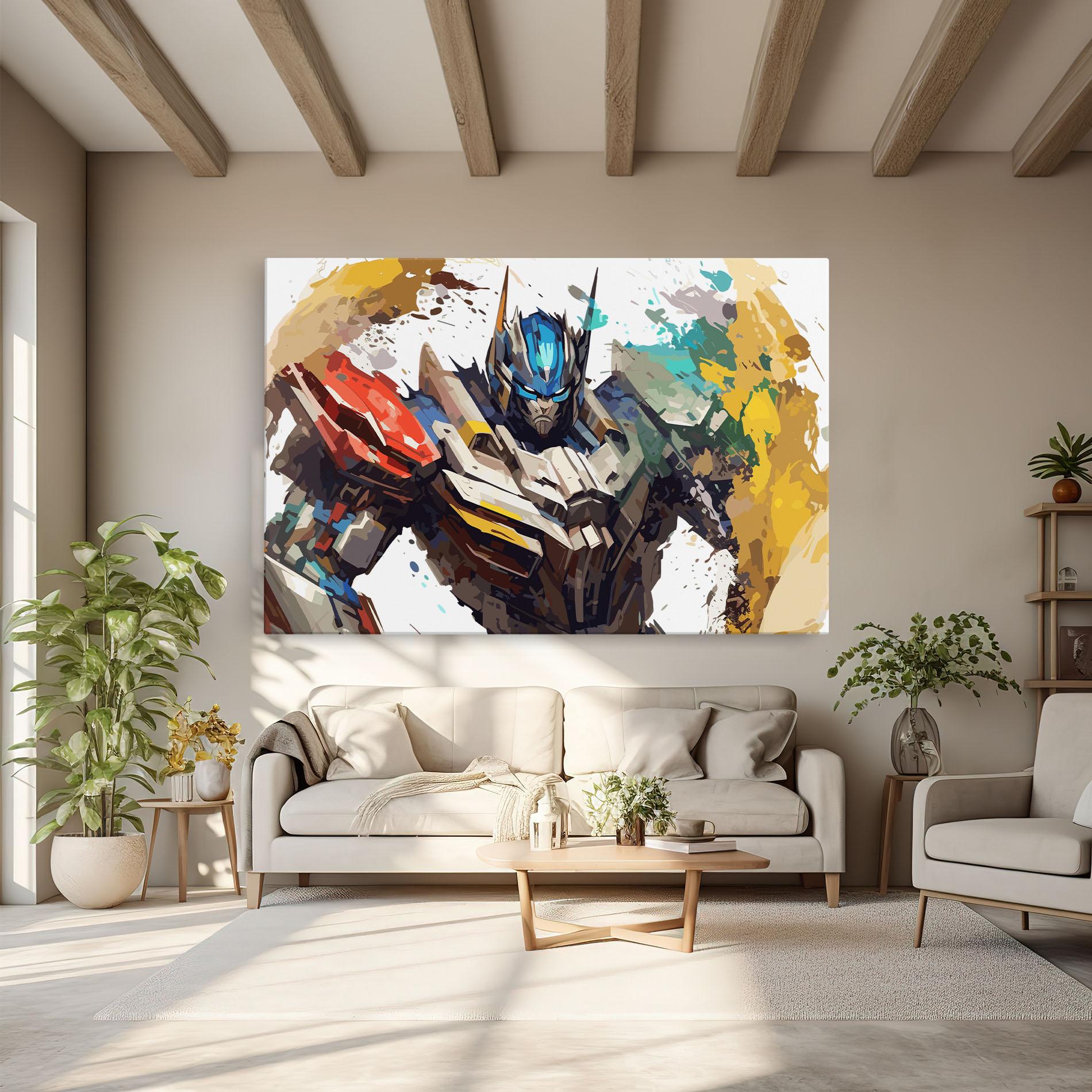 Leinwandbild Transformers Splash mockup 6