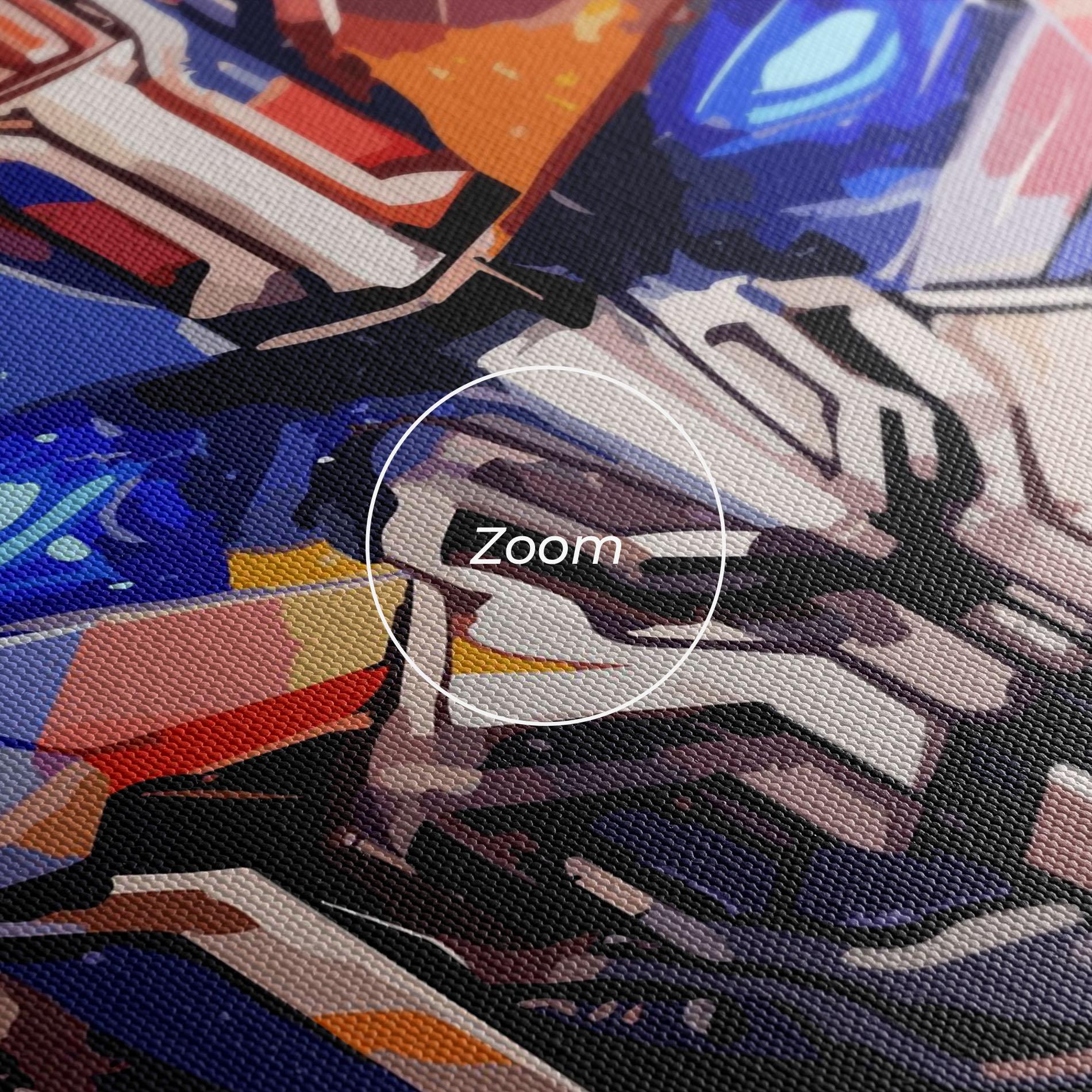 Leinwandbild Optimus Prime Art mockup 3