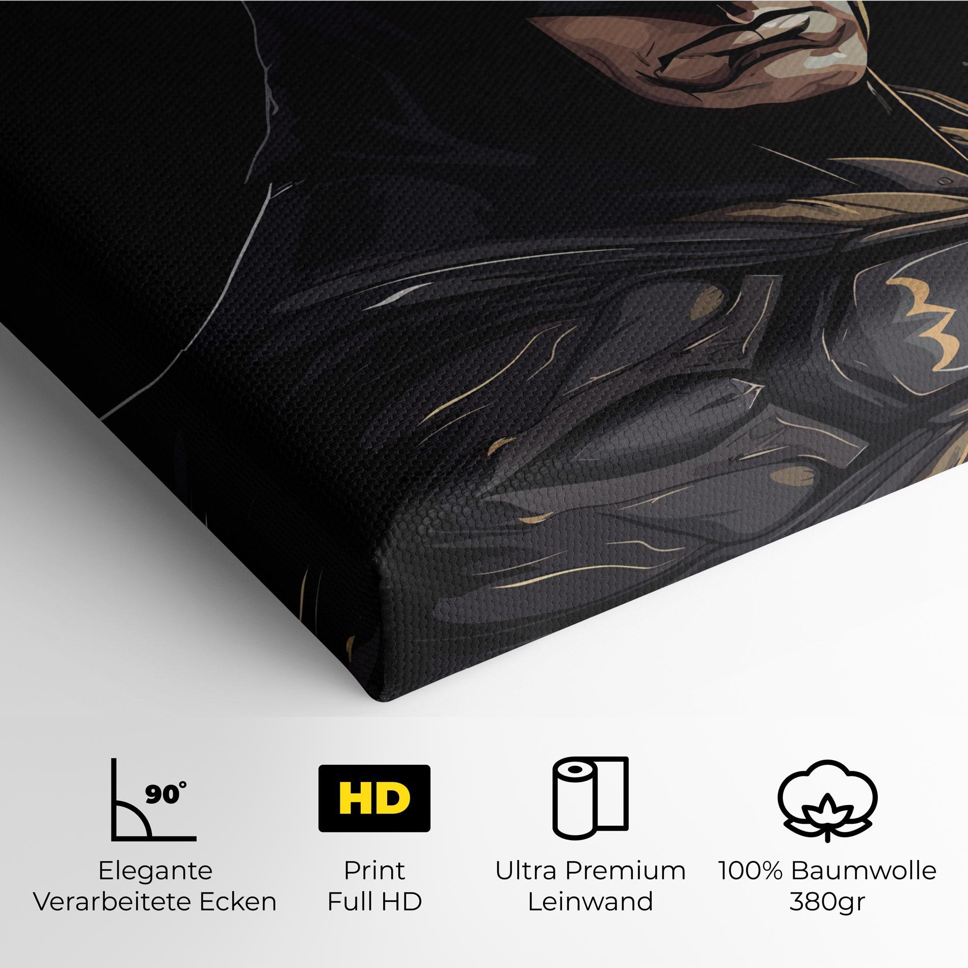 Leinwandbild Angry Batman mockup 4