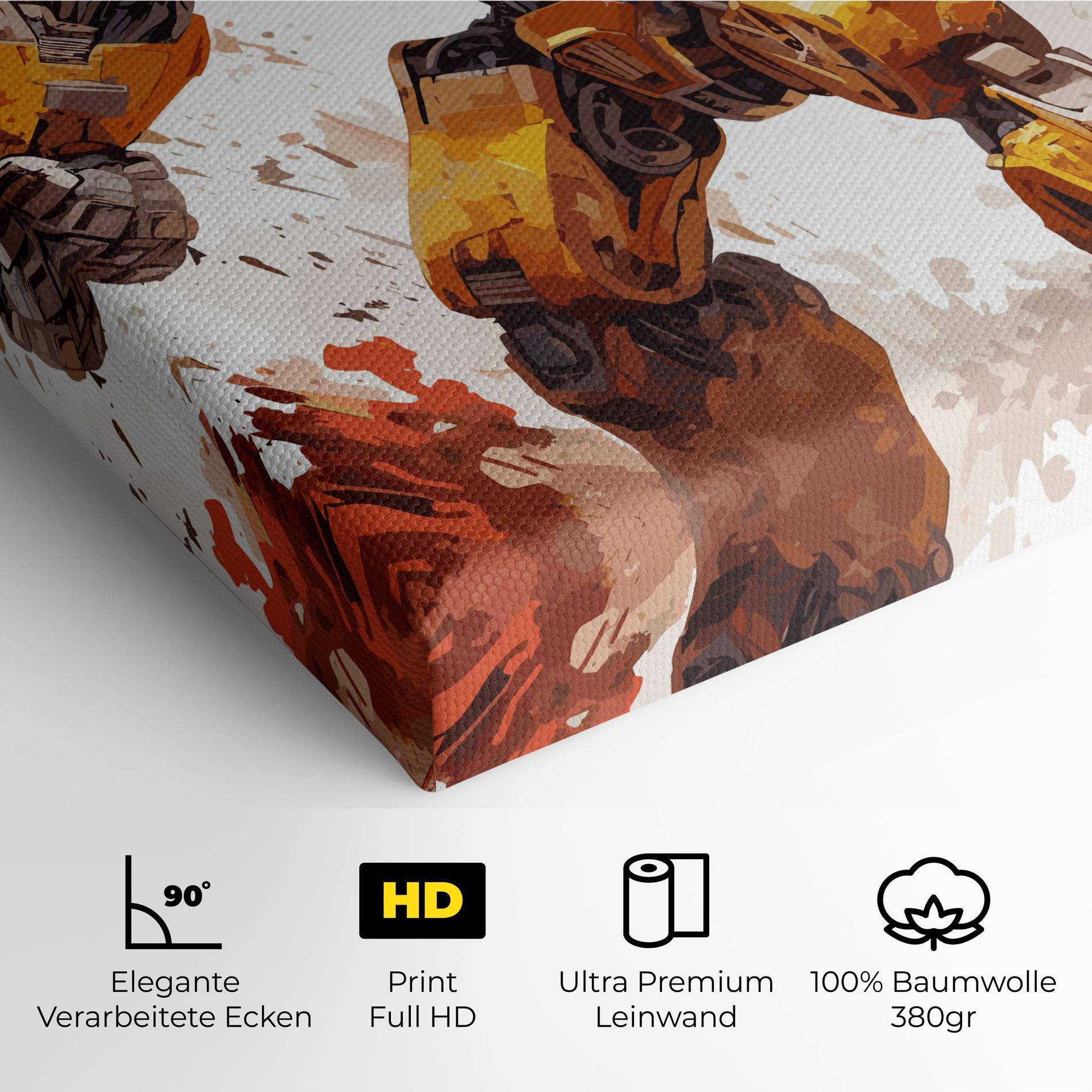 Leinwandbild Battle Machine mockup 4