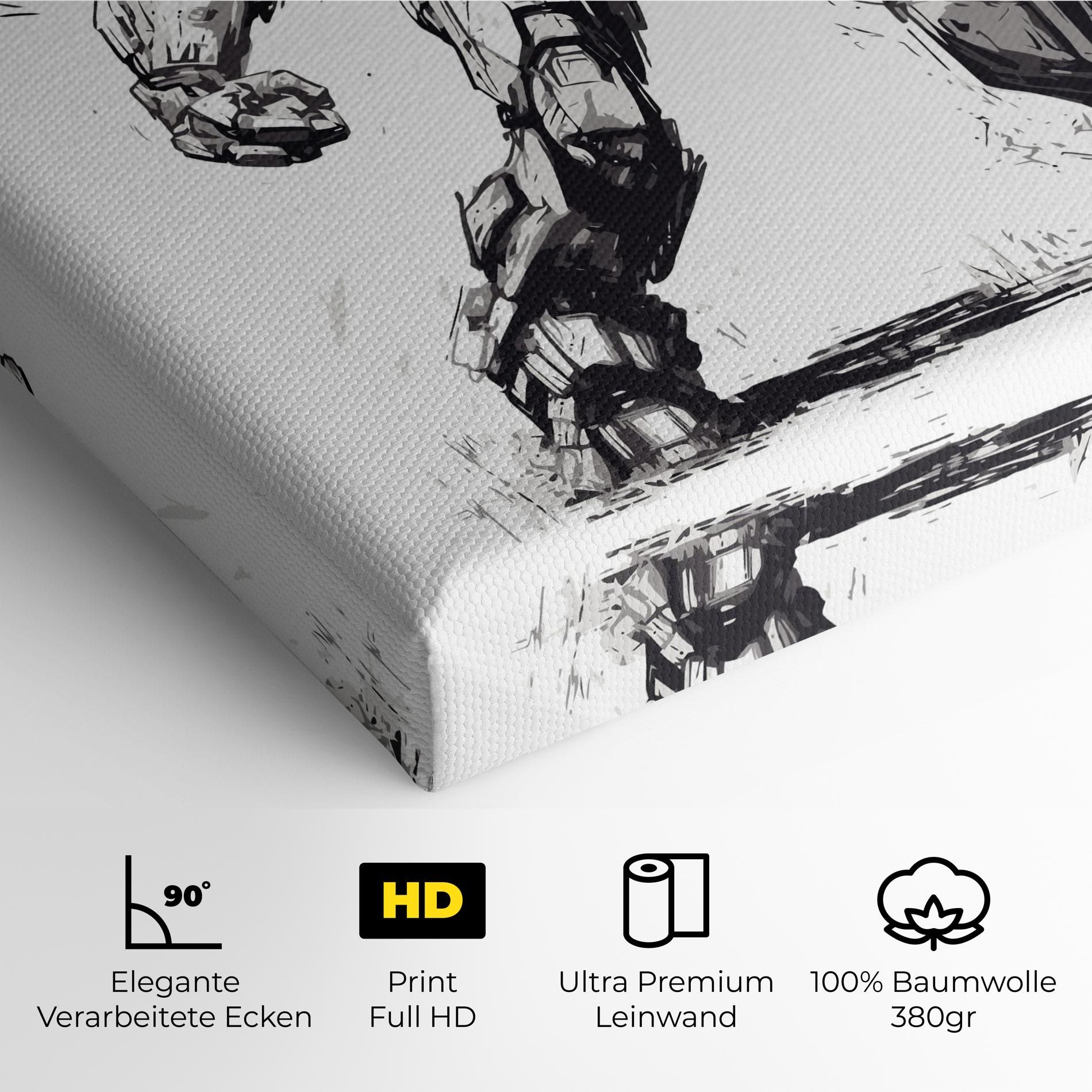 Grey White Robot mockup 4