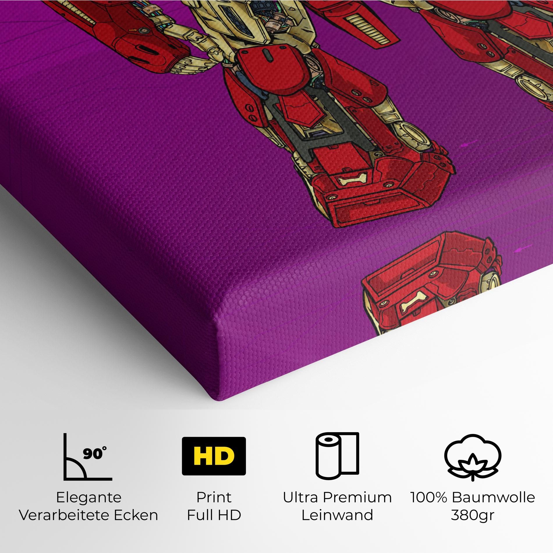 Red Cream Robot mockup 4