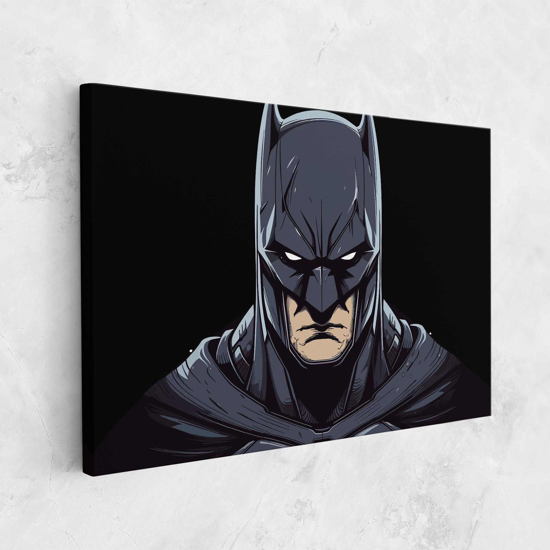Leinwandbild Batman Face mockup 1