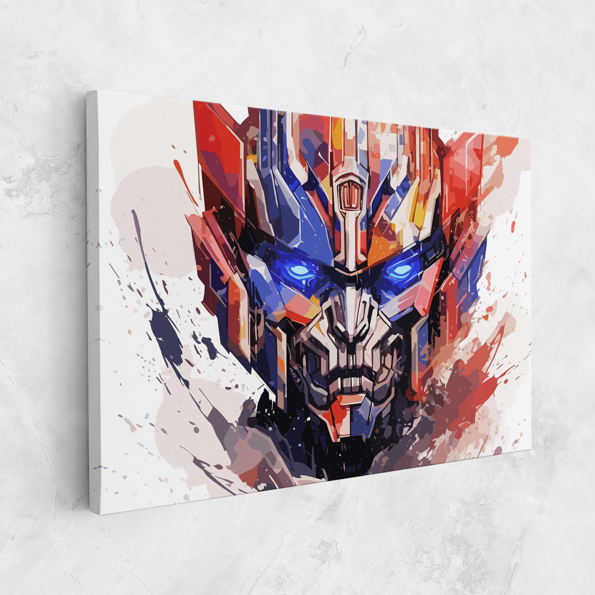 Leinwandbild Optimus Prime Art mockup 1