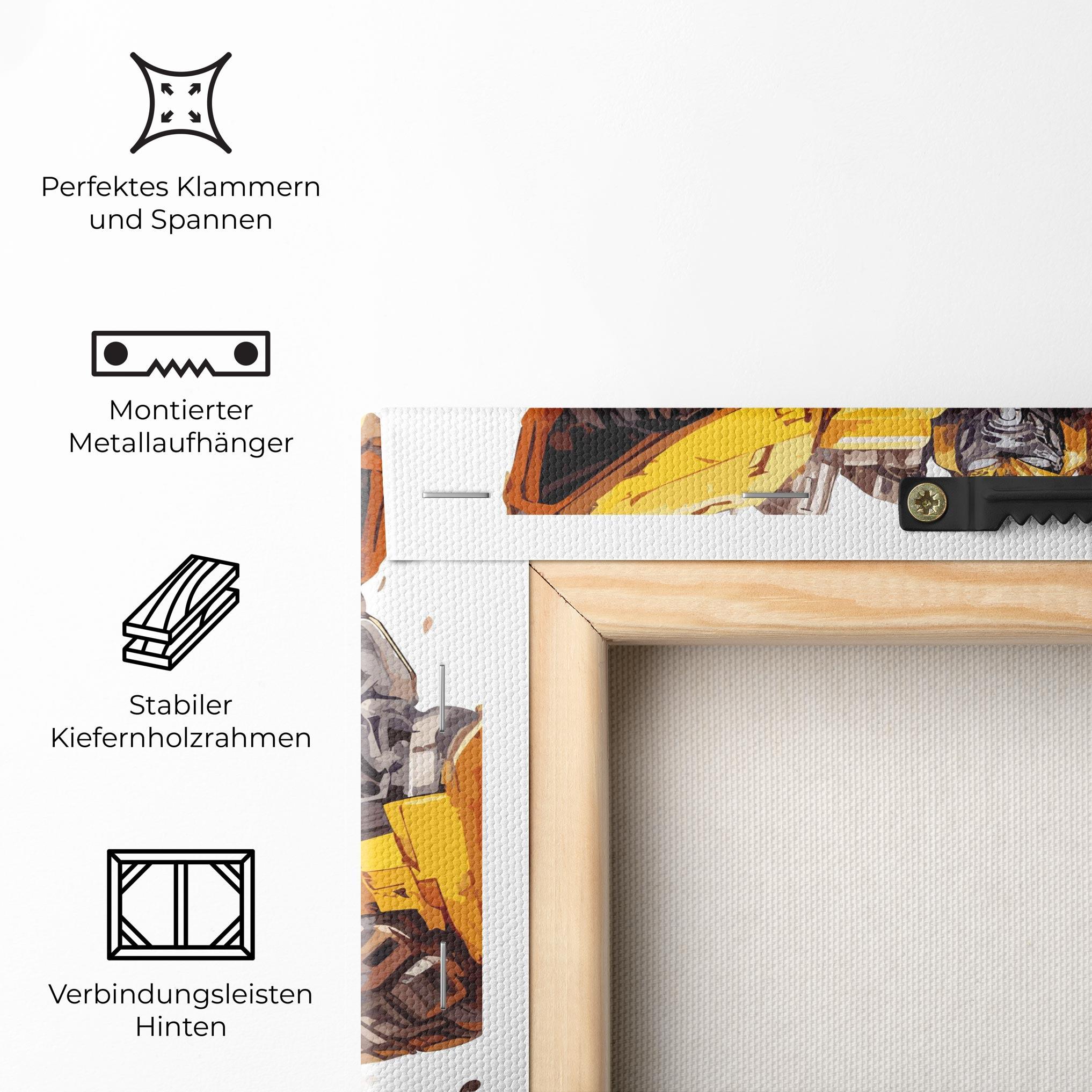 Leinwandbild Battle Machine mockup 5