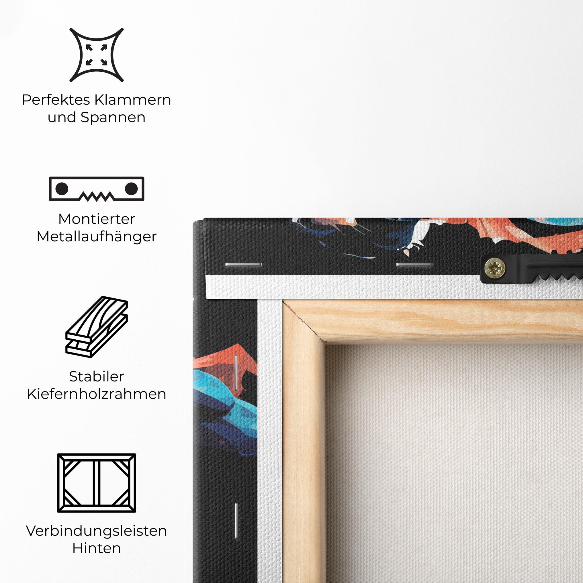 Leinwandbild Superman Jump mockup 5