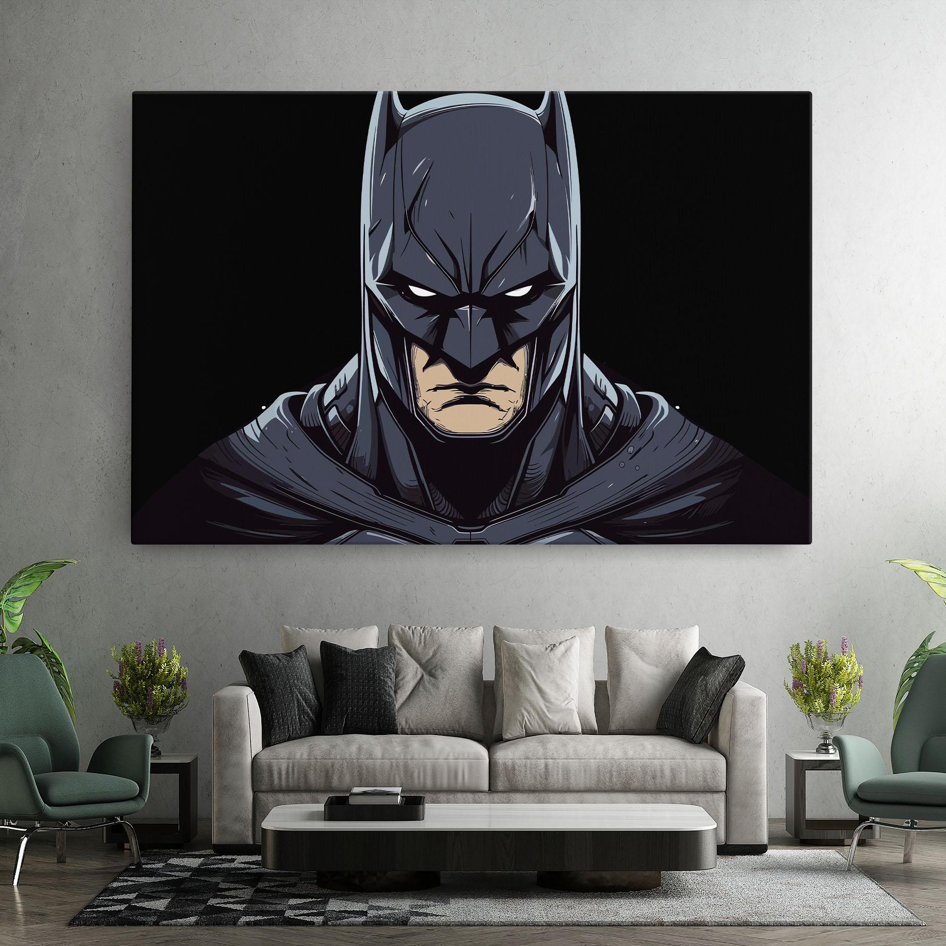 Leinwandbild Batman Face mockup 7