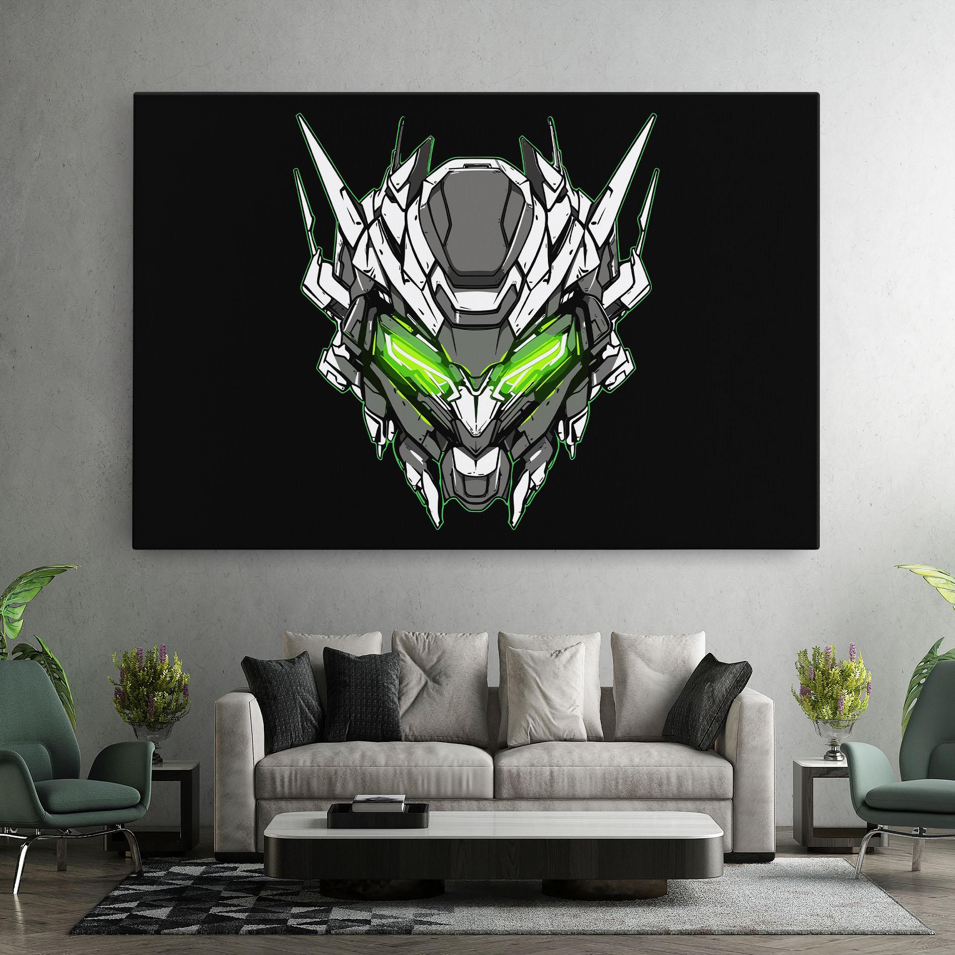 Leinwandbild Neon Transformer mockup 7