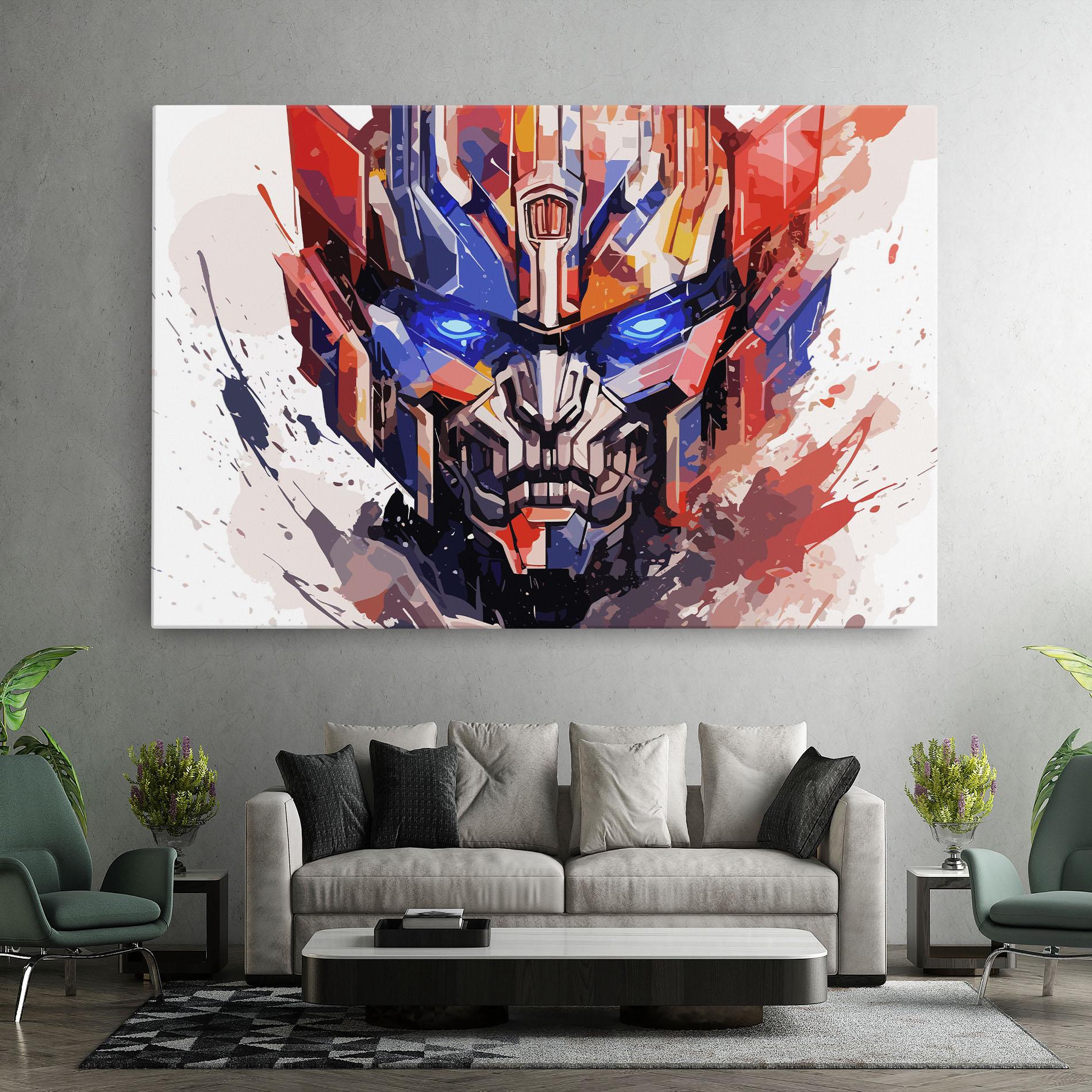 Leinwandbild Optimus Prime Art mockup 7