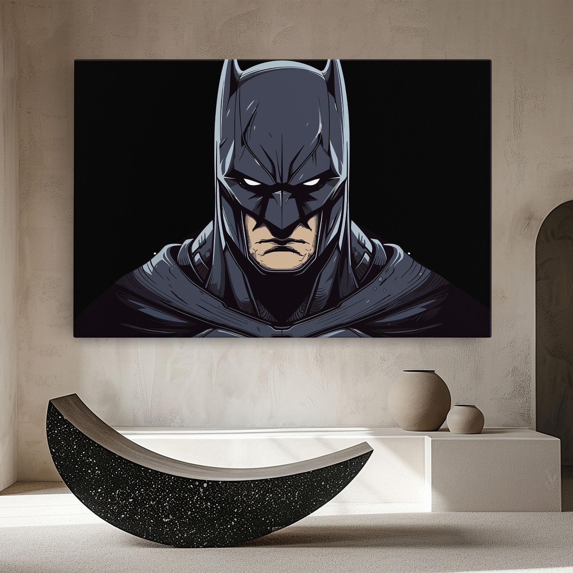 Leinwandbild Batman Face mockup 8