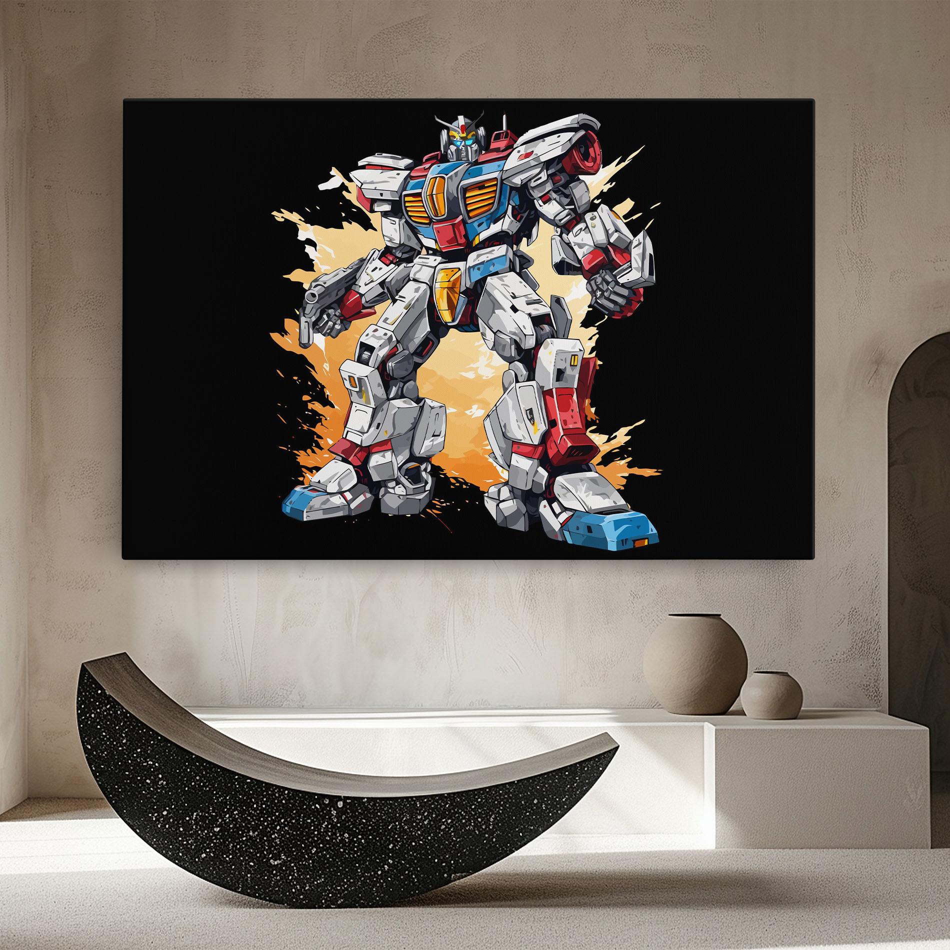 Leinwandbild Crazy Robot mockup 8