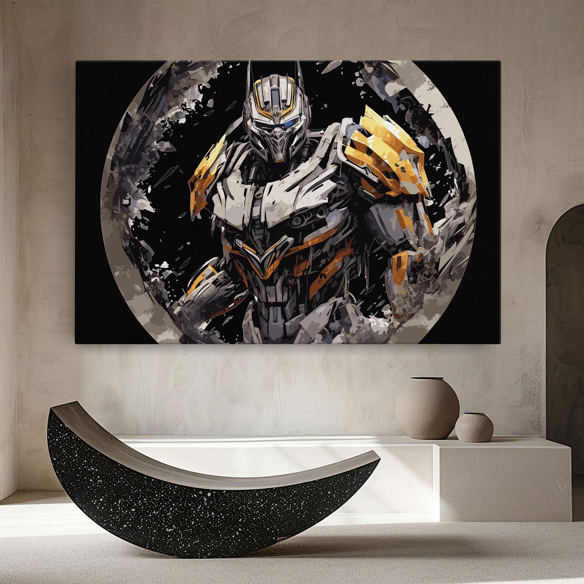 Leinwandbild Grey Transformers mockup 8